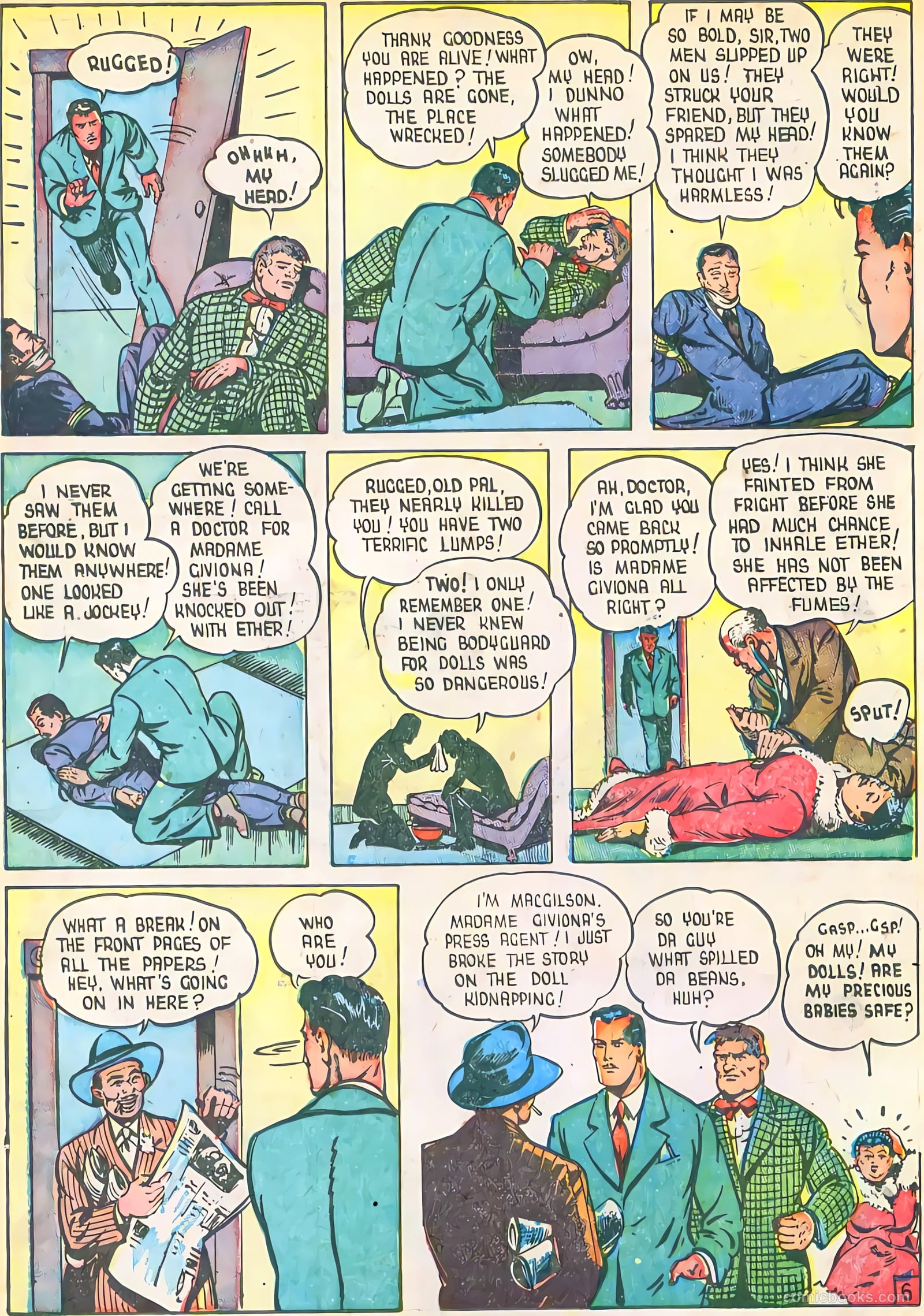 Three Aces Comics v5 #51 (1946) — page 30 of 36
