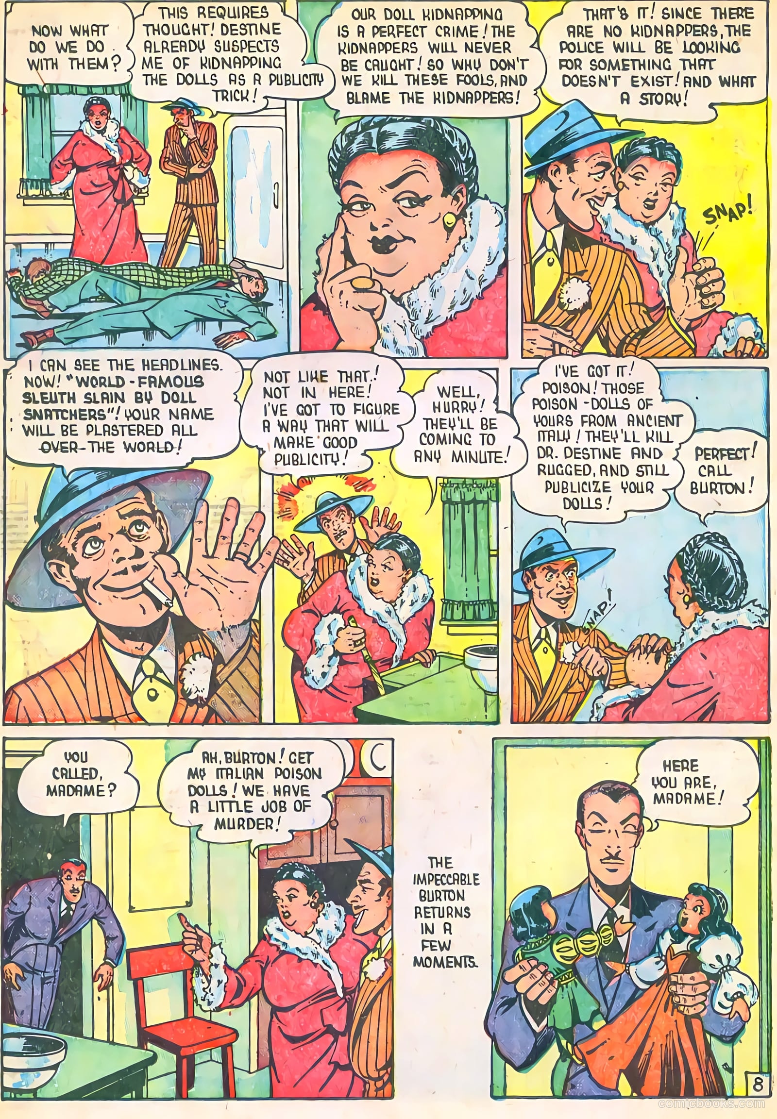 Three Aces Comics v5 #51 (1946) — page 32 of 36