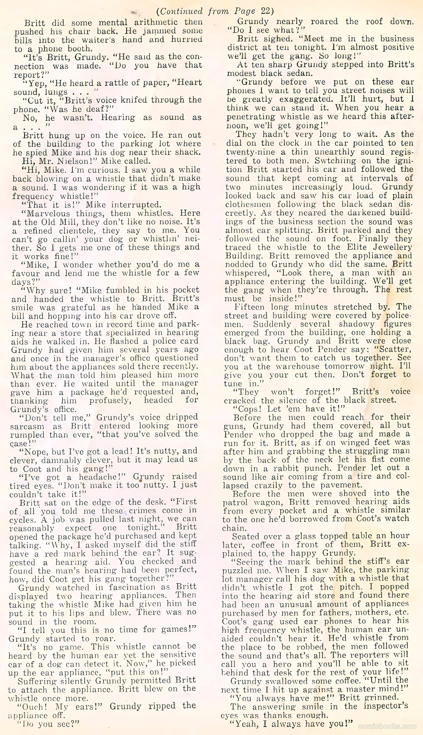 Three Aces Comics v5 #51 (1946) — page 35 of 36