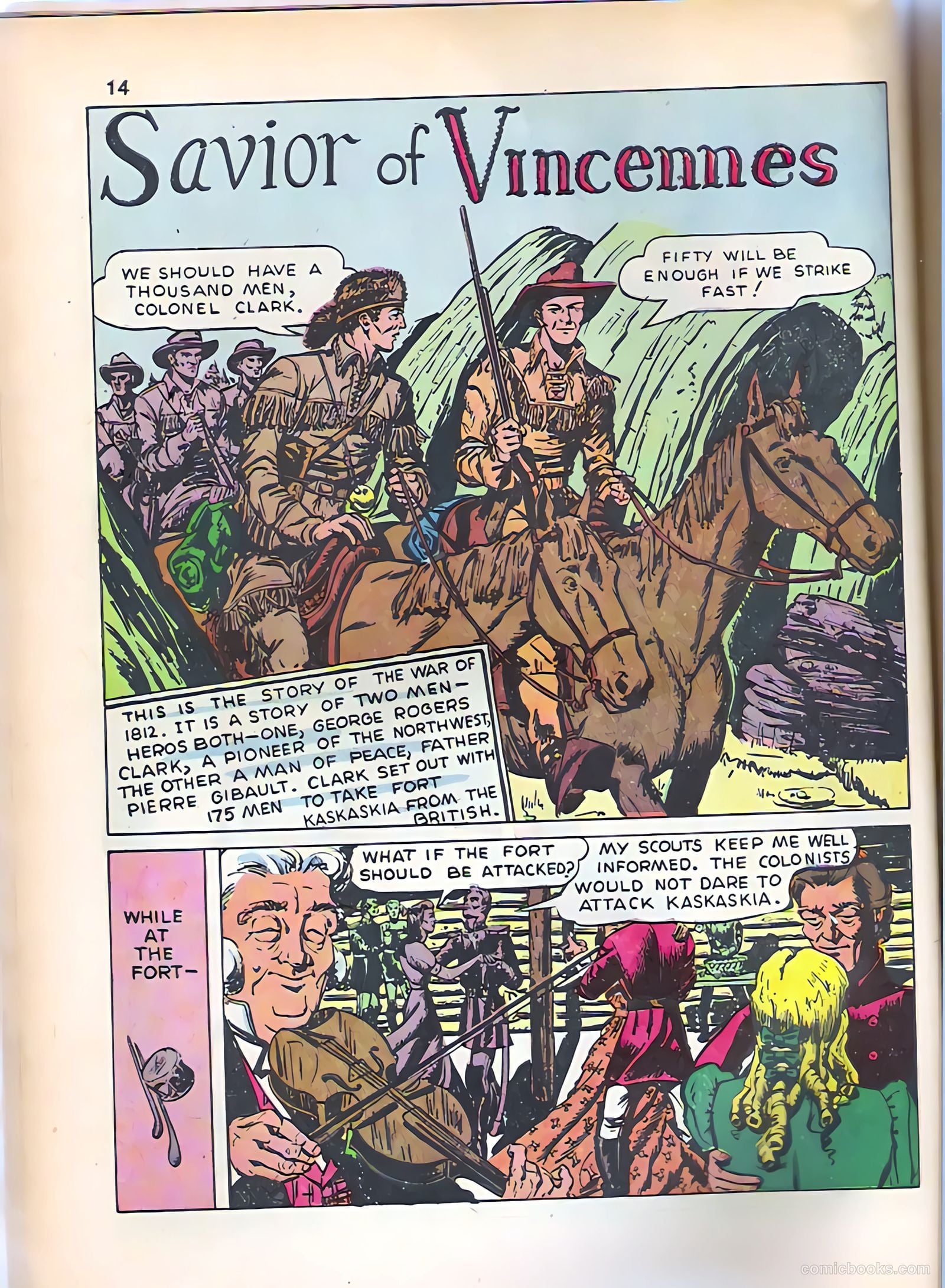 God's Heroes in America #1 (1956) — page 15 of 65