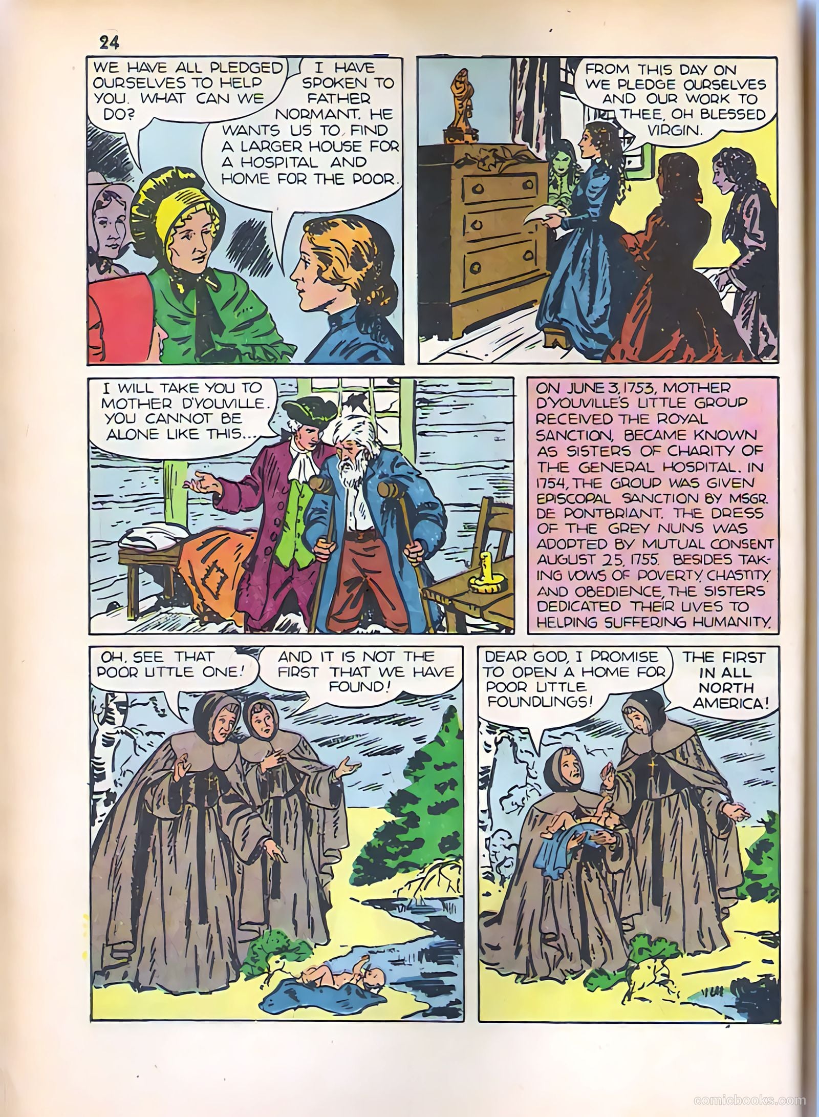 God's Heroes in America #1 (1956) — page 25 of 65