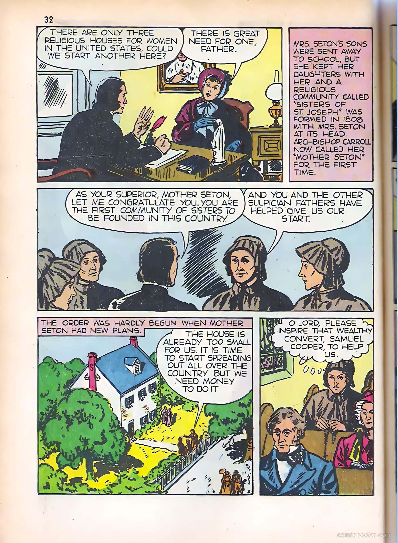 God's Heroes in America #1 (1956) — page 33 of 65