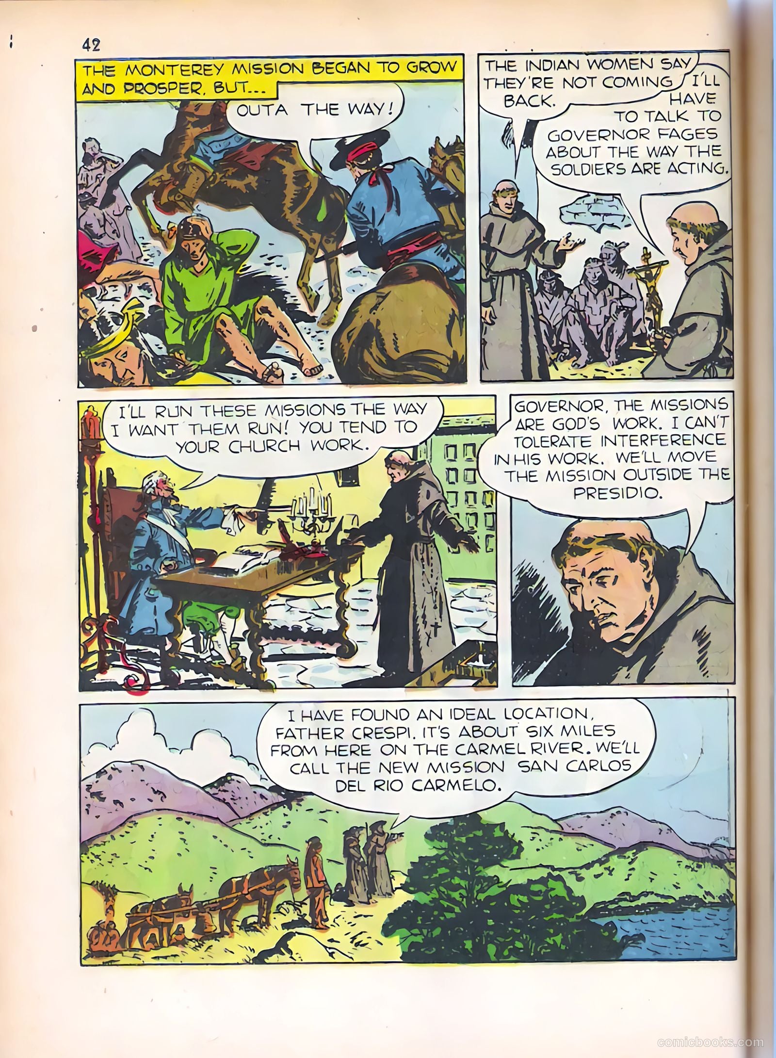 God's Heroes in America #1 (1956) — page 43 of 65