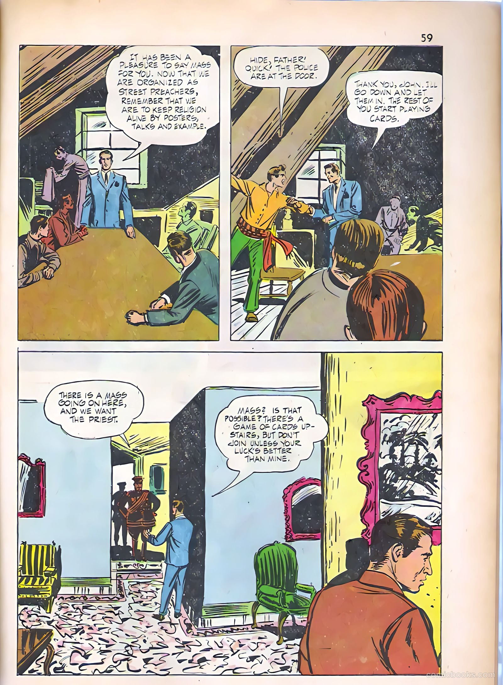 God's Heroes in America #1 (1956) — page 60 of 65