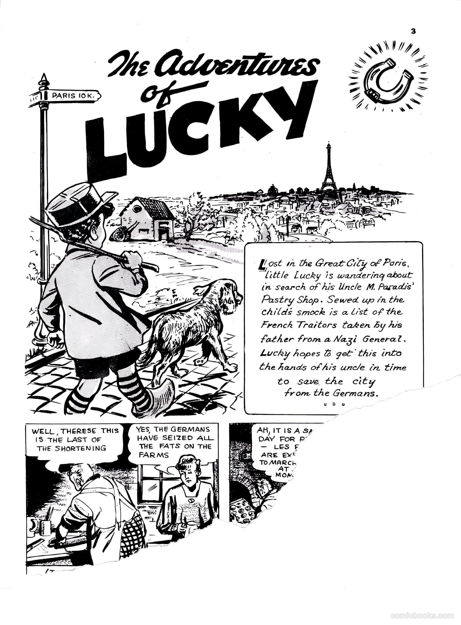 Lucky Comics v1 #8 (1942) — page 3 of 52