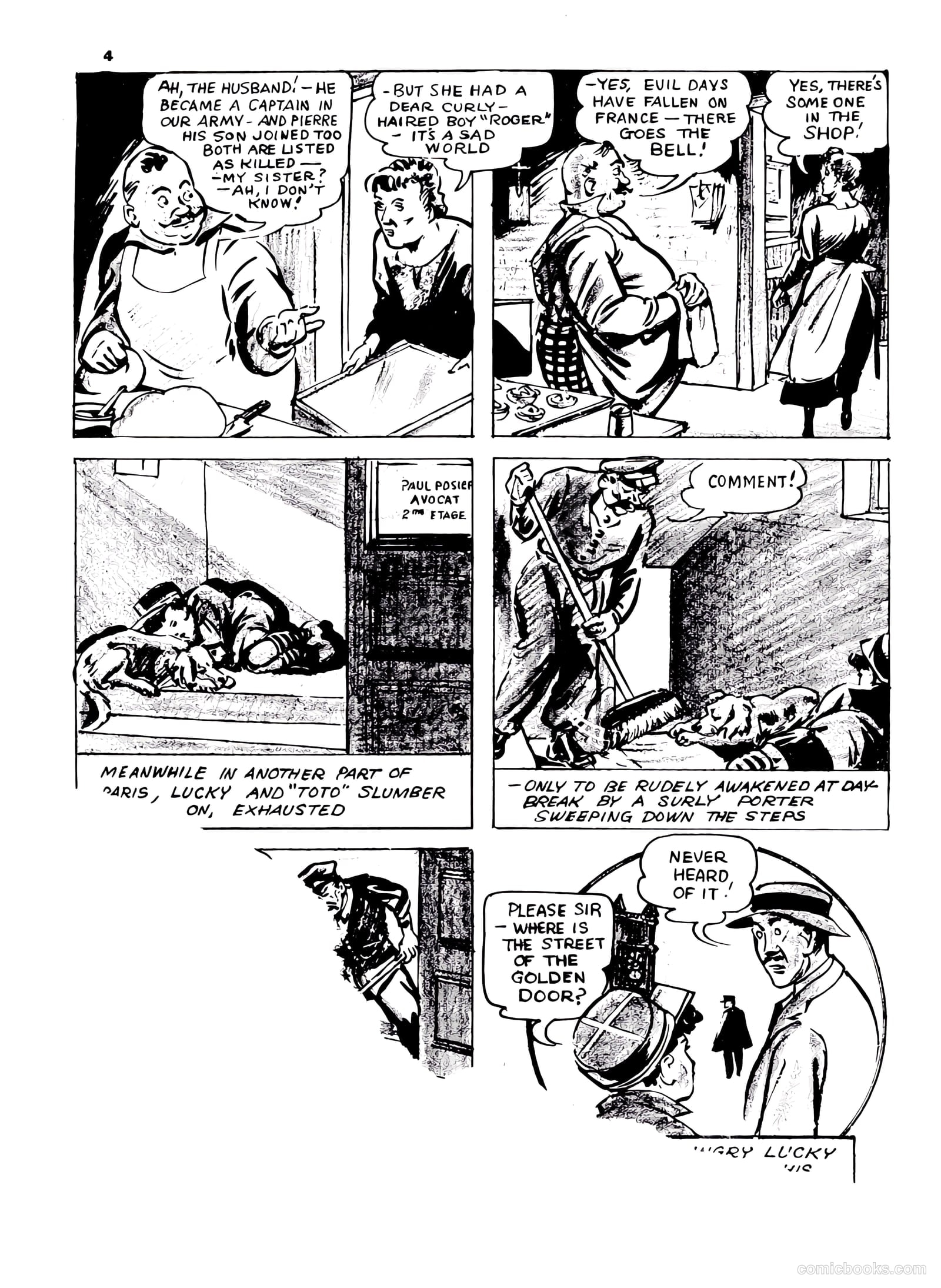 Lucky Comics v1 #8 (1942) — page 4 of 52