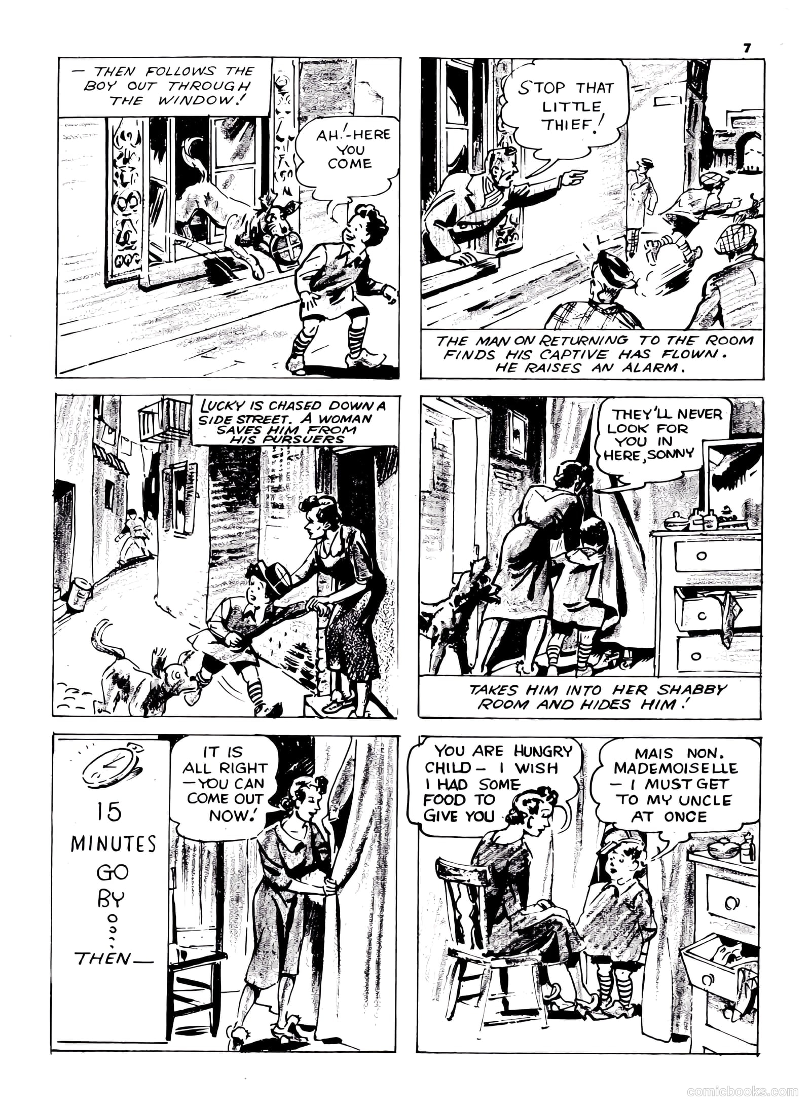Lucky Comics v1 #8 (1942) — page 7 of 52