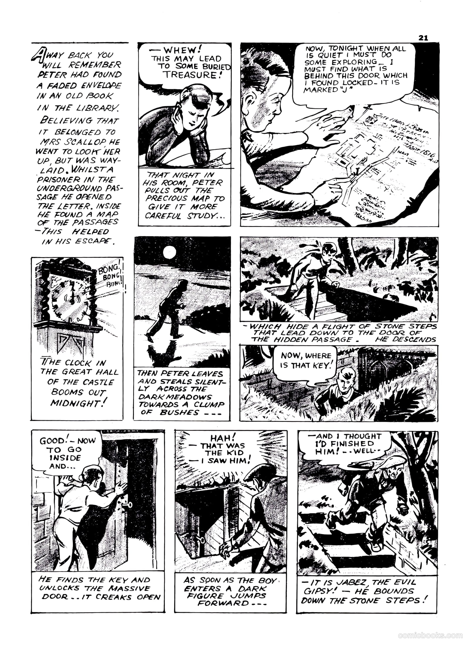 Lucky Comics v1 #8 (1942) — page 21 of 52