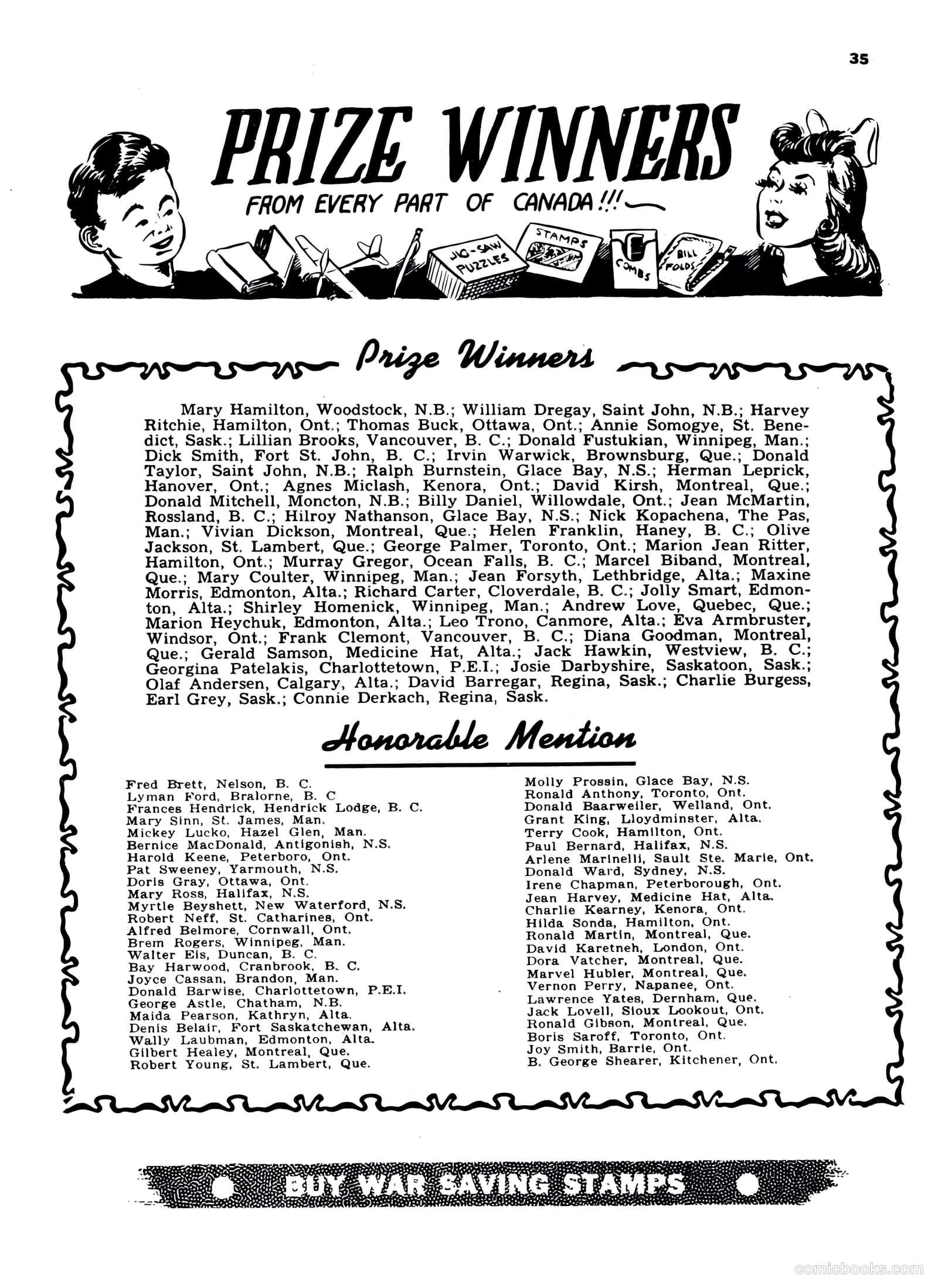 Lucky Comics v1 #8 (1942) — page 35 of 52