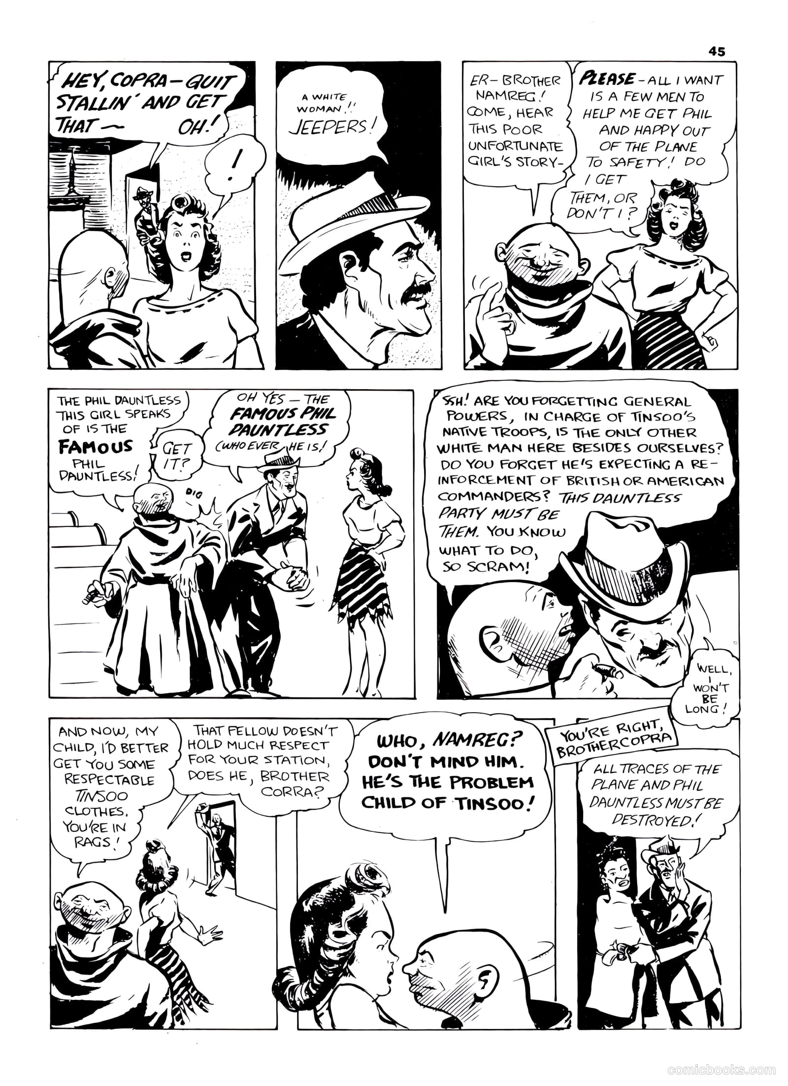 Lucky Comics v1 #8 (1942) — page 45 of 52
