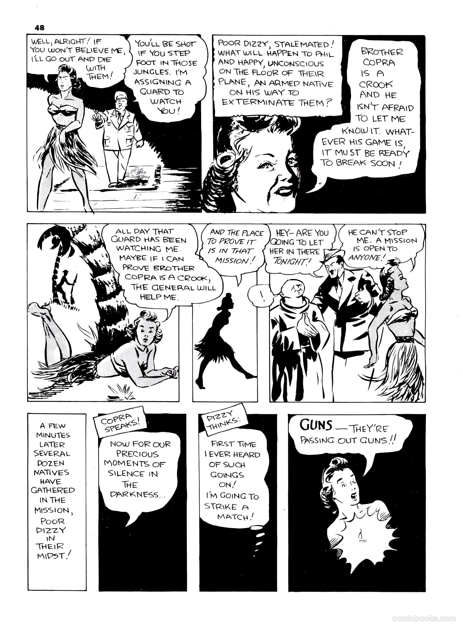 Lucky Comics v1 #8 (1942) — page 48 of 52