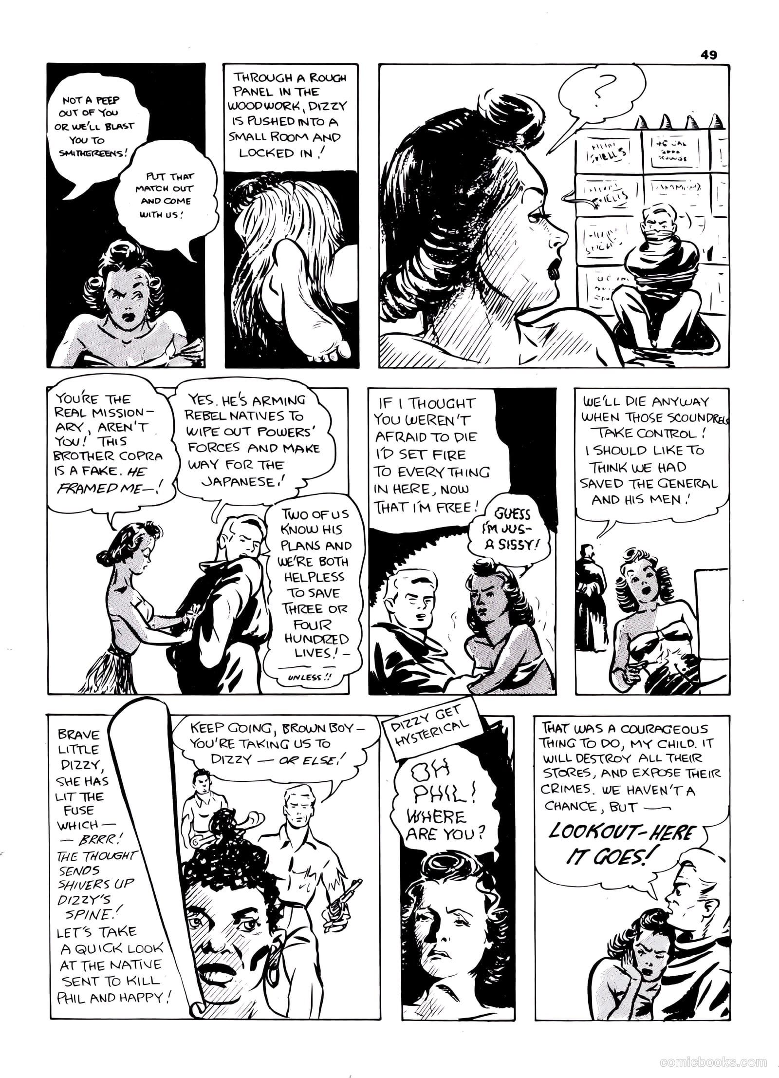 Lucky Comics v1 #8 (1942) — page 49 of 52