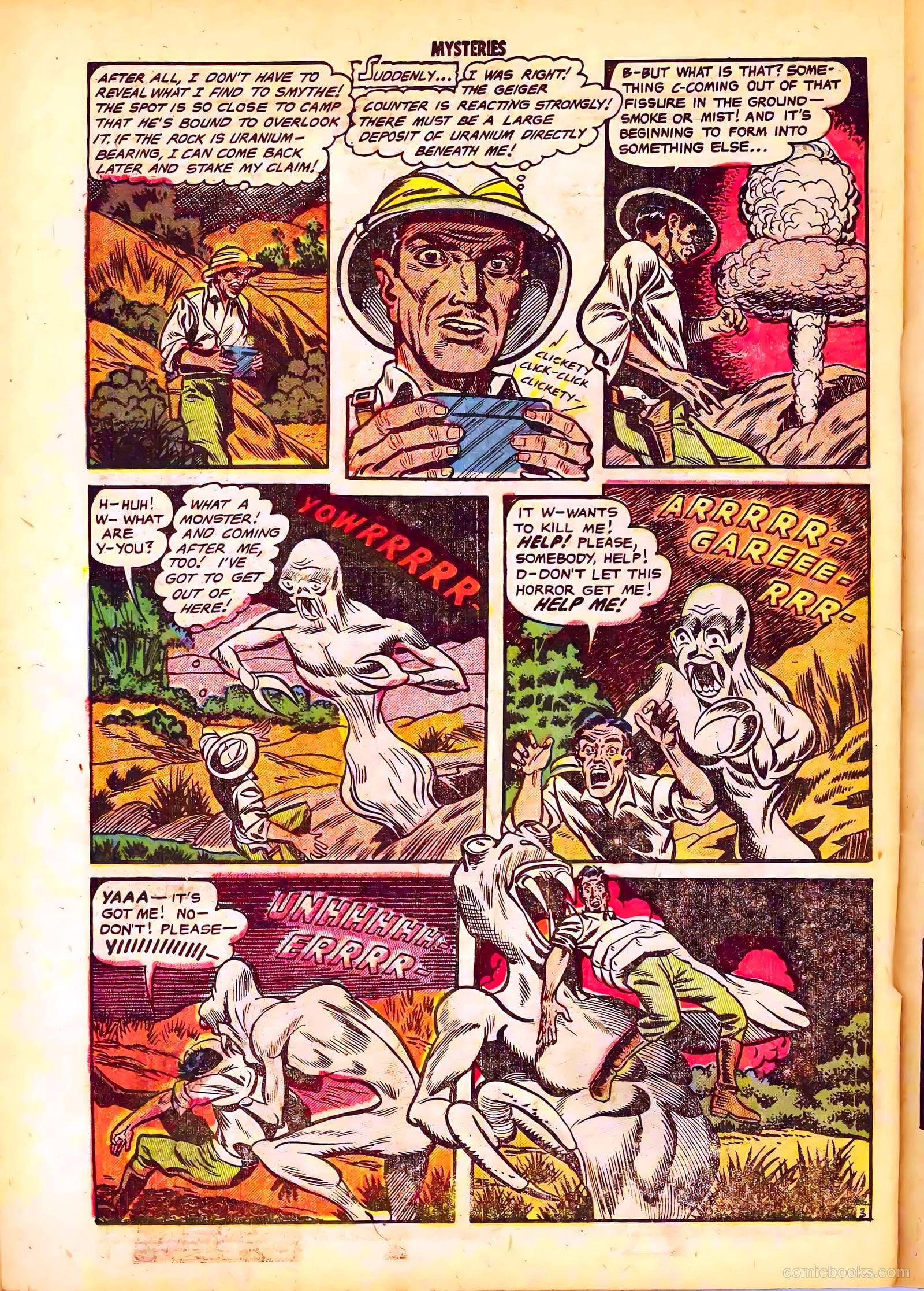 Mysteries Weird and Strange #2 (1953) — page 22 of 36