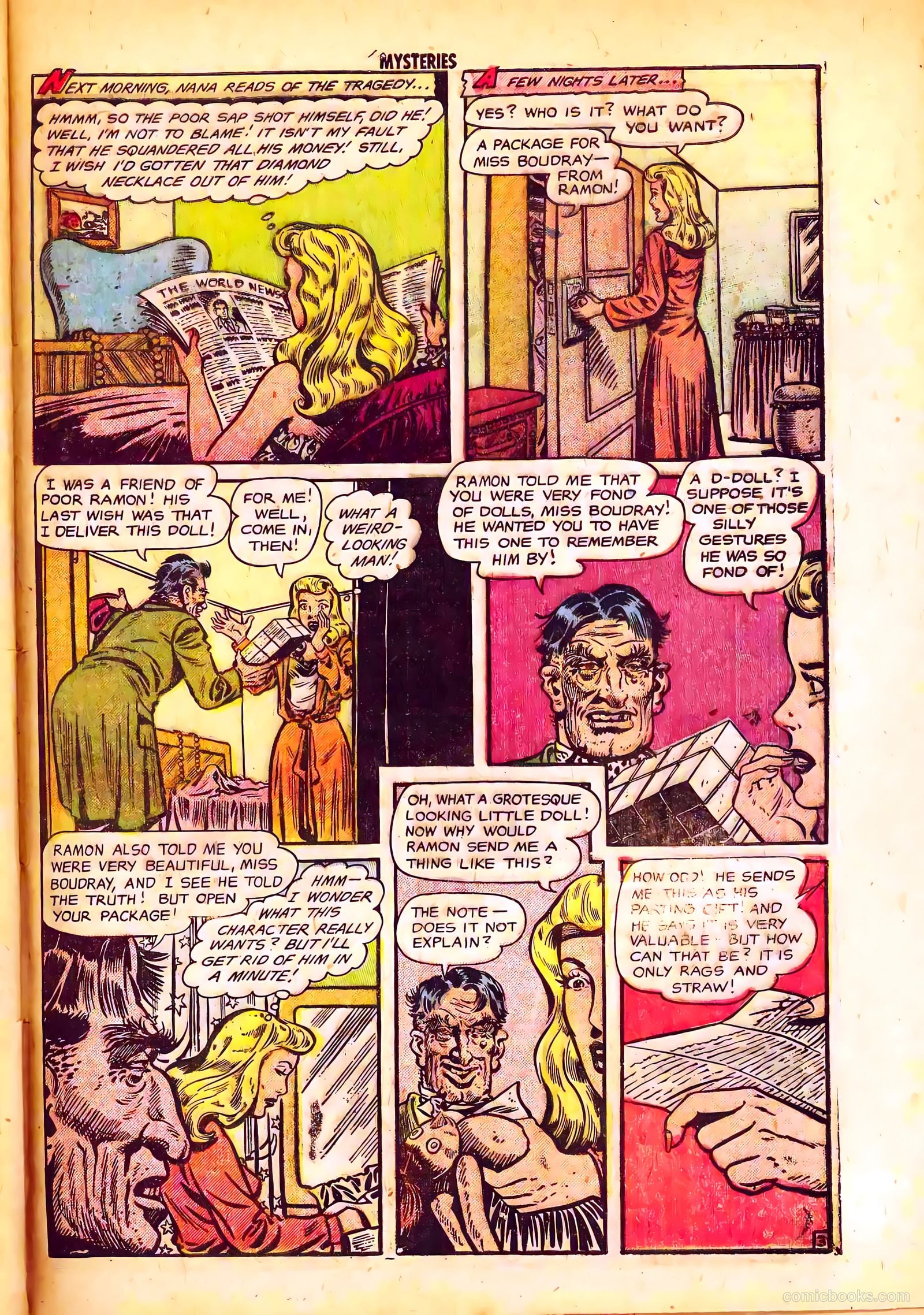 Mysteries Weird and Strange #2 (1953) — page 29 of 36