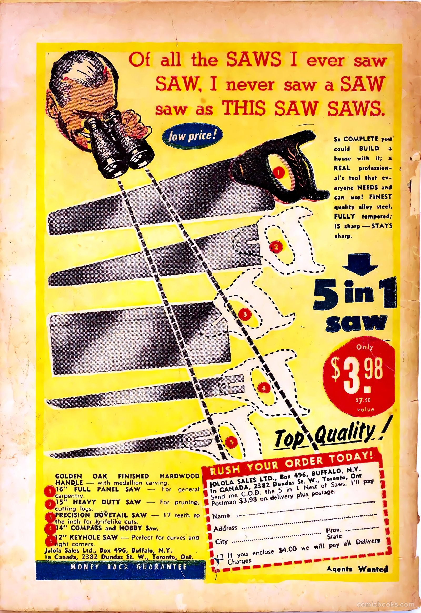 Mysteries Weird and Strange #2 (1953) — page 36 of 36