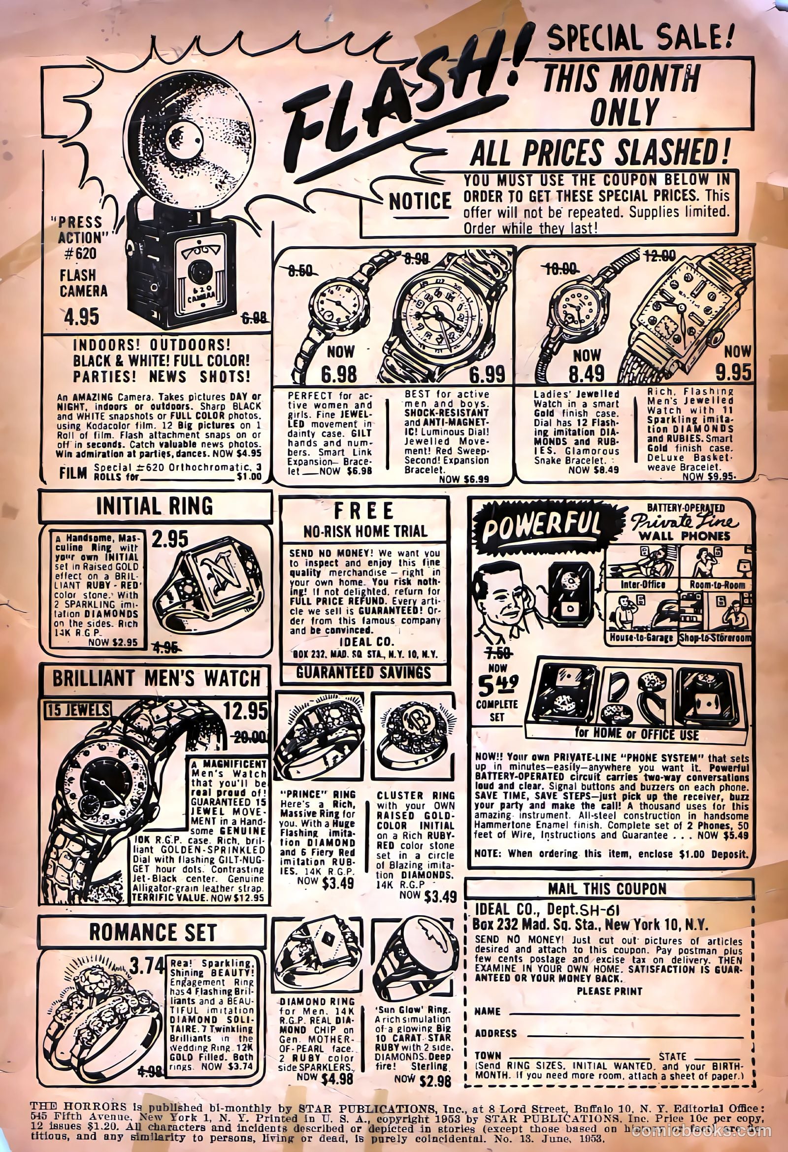 The Horrors #1 (1953) — page 2 of 36