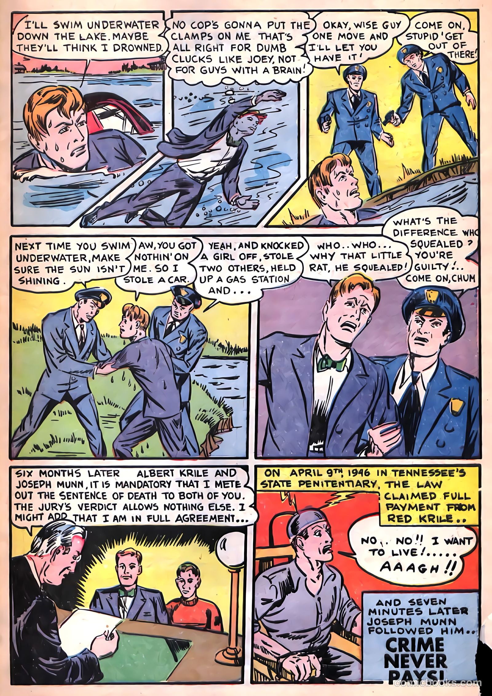 The Horrors #1 (1953) — page 33 of 36