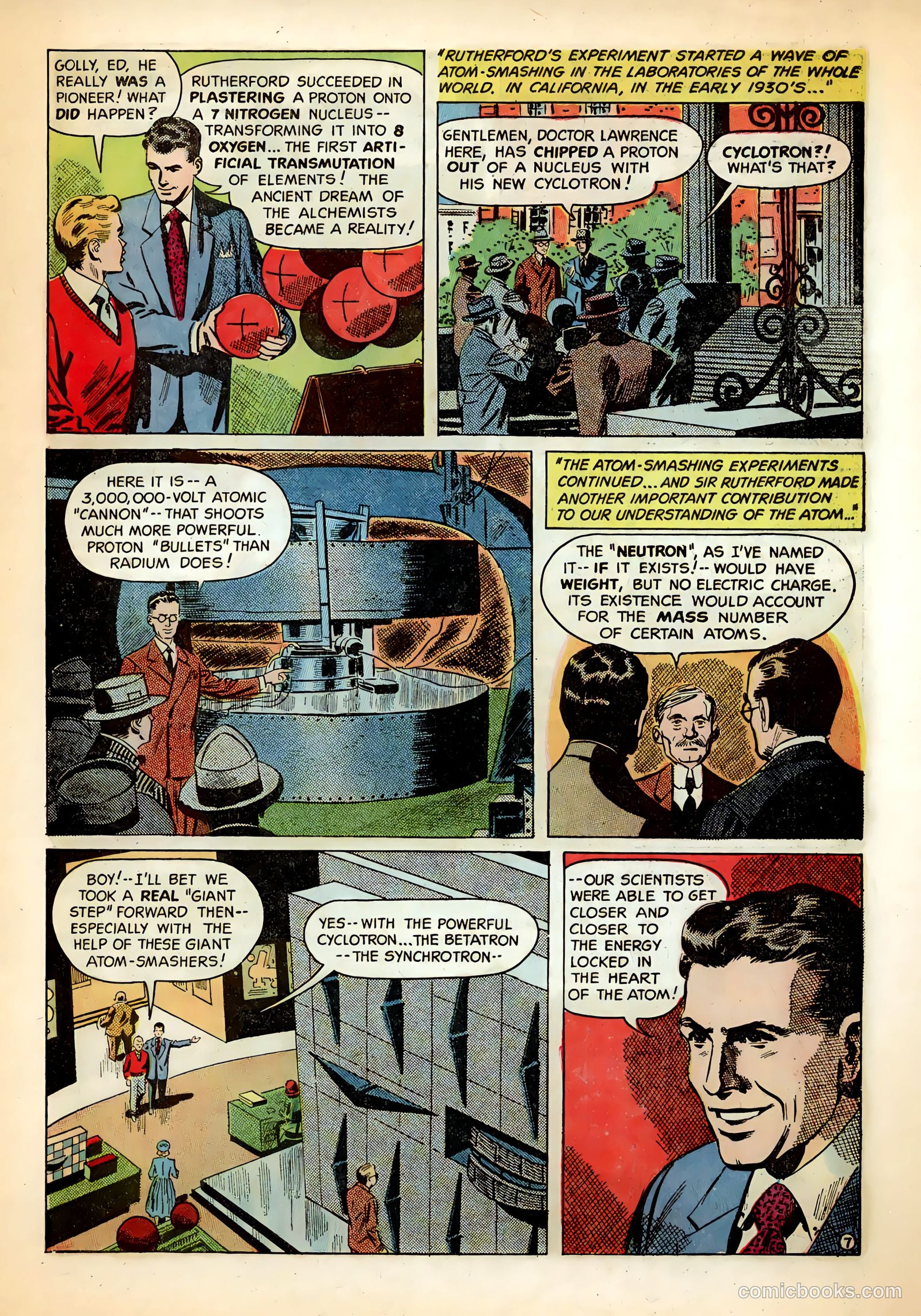 Inside The Atom #1 (1955) — page 7 of 17