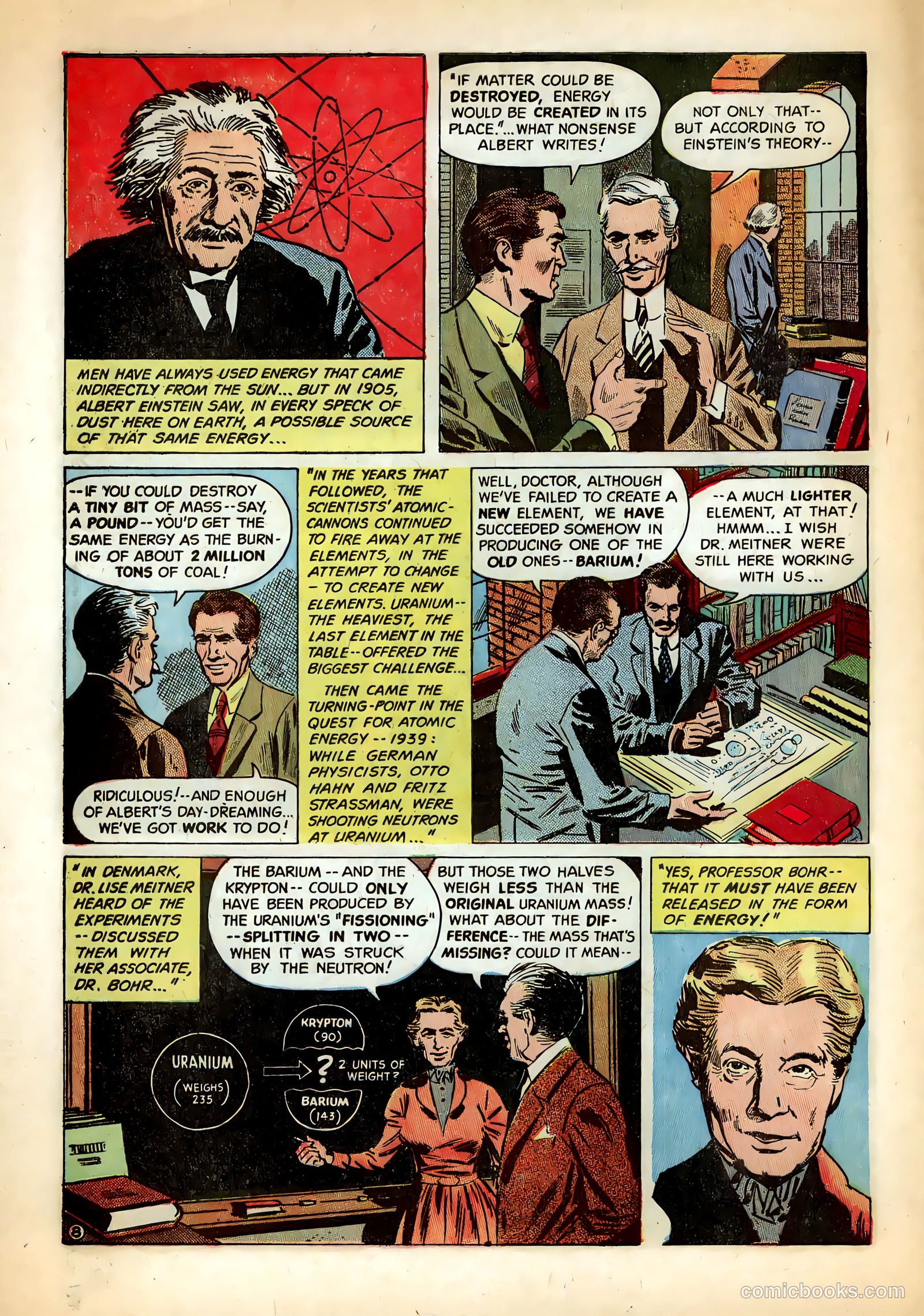 Inside The Atom #1 (1955) — page 8 of 17