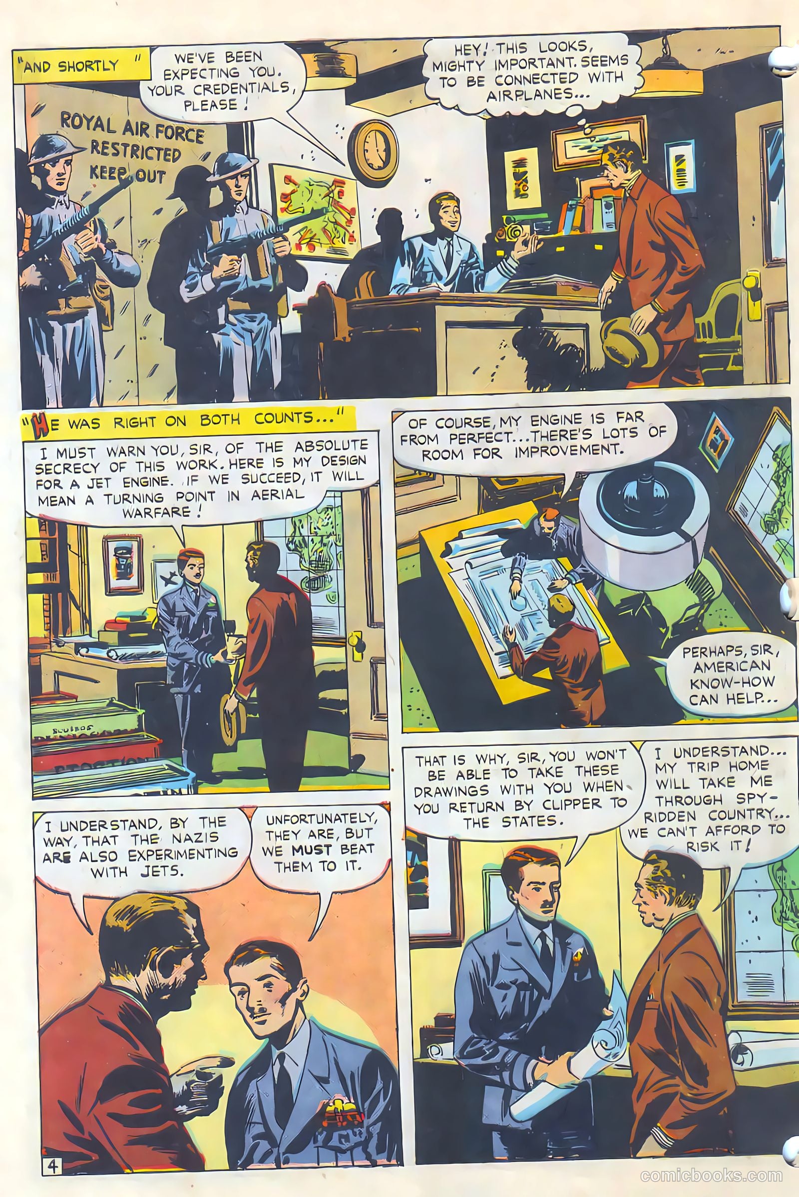 Adventures in Jet Power APG-17-2-F #1 (1950) — page 4 of 16