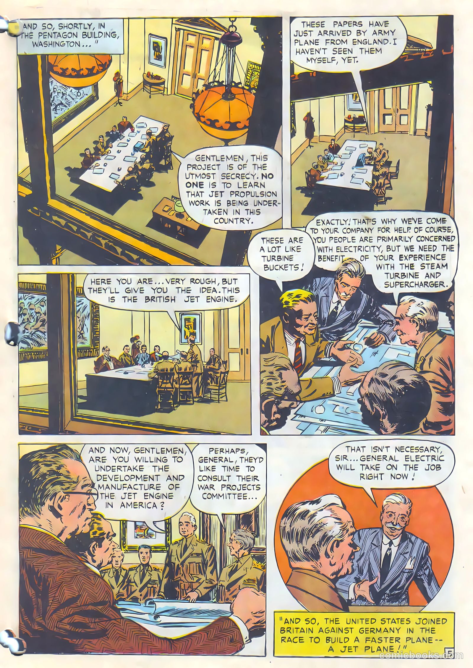 Adventures in Jet Power APG-17-2-F #1 (1950) — page 5 of 16