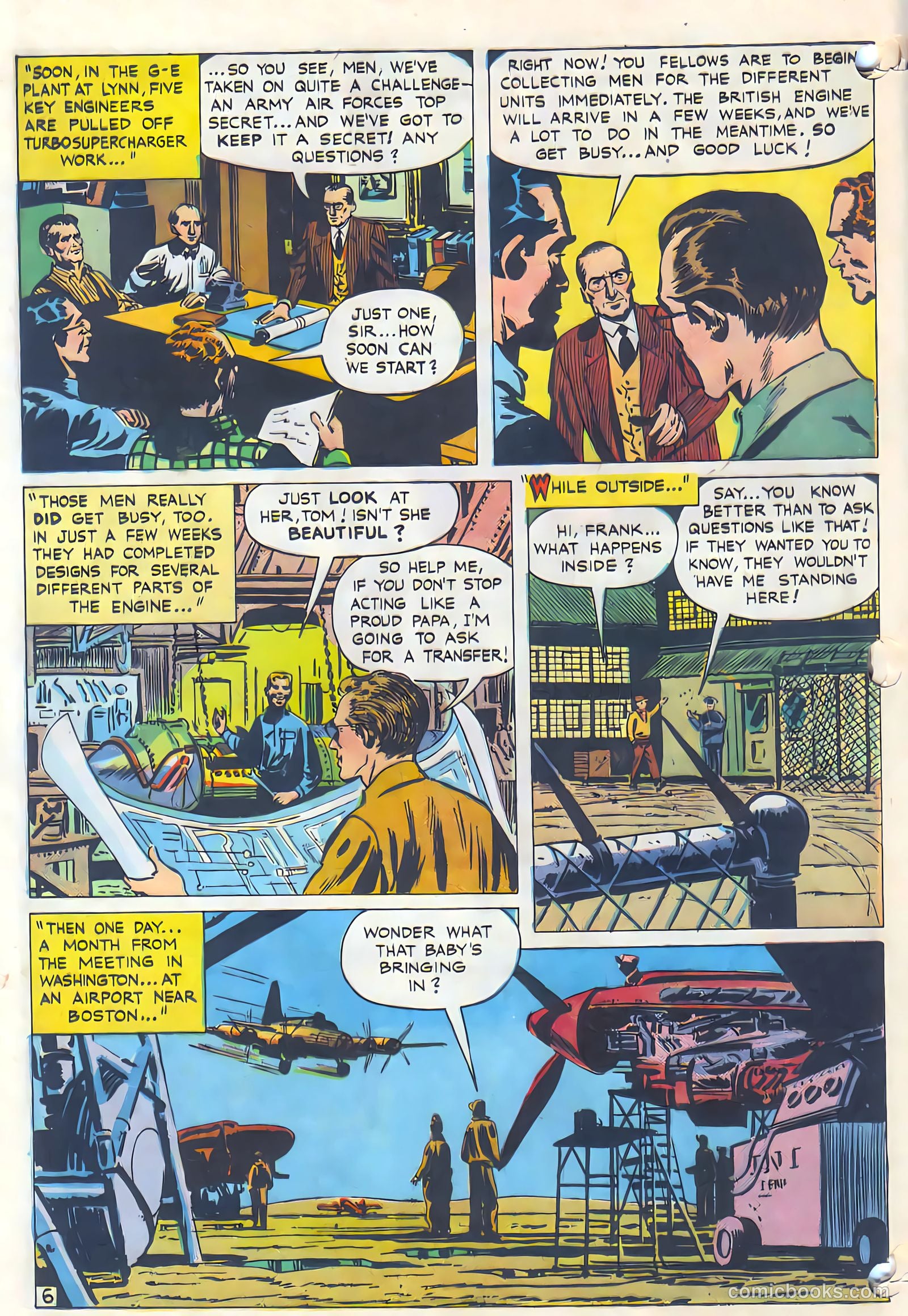 Adventures in Jet Power APG-17-2-F #1 (1950) — page 6 of 16