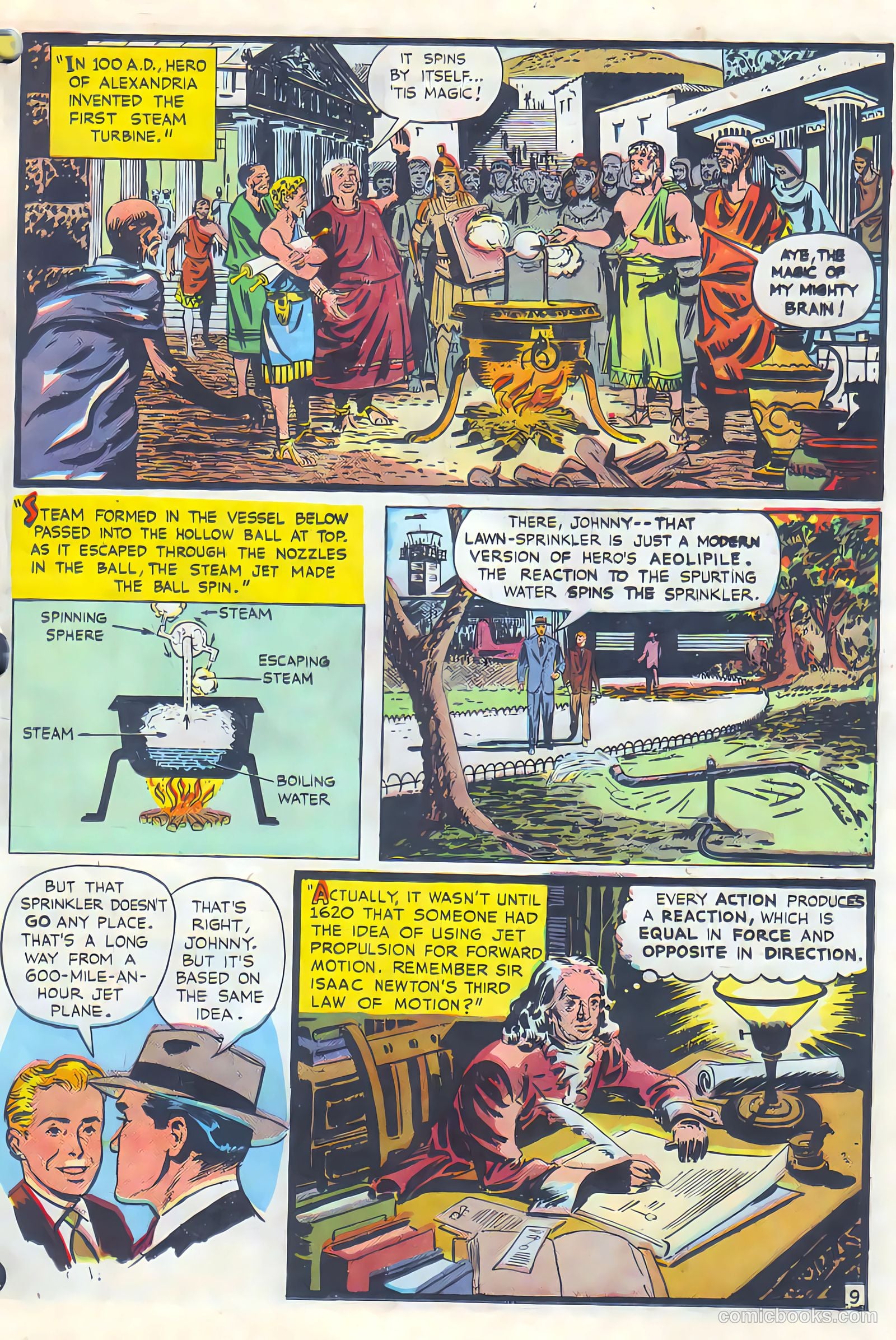 Adventures in Jet Power APG-17-2-F #1 (1950) — page 9 of 16