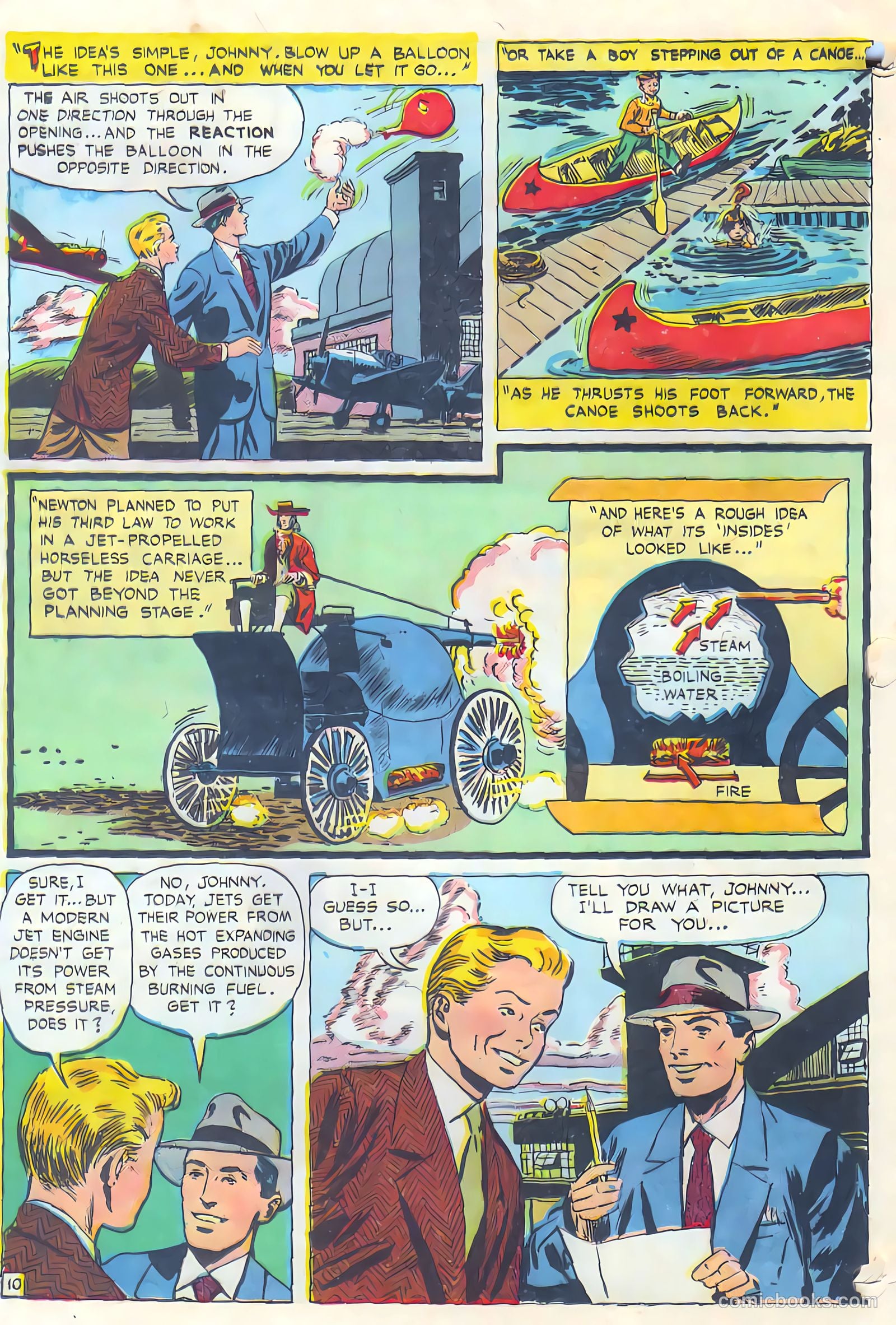Adventures in Jet Power APG-17-2-F #1 (1950) — page 10 of 16