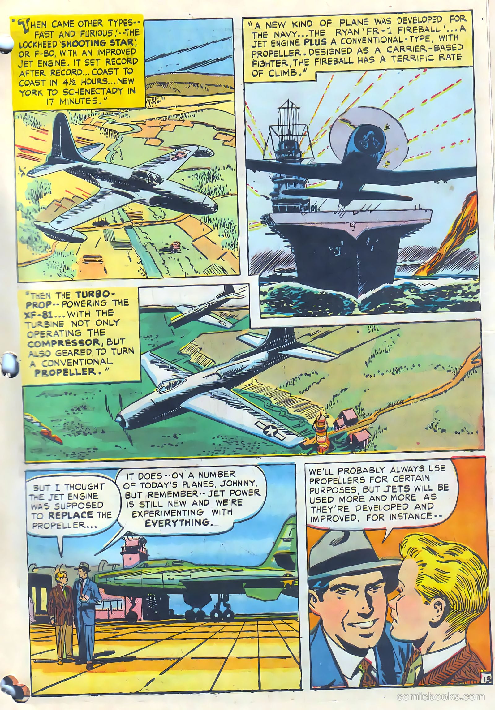 Adventures in Jet Power APG-17-2-F #1 (1950) — page 13 of 16