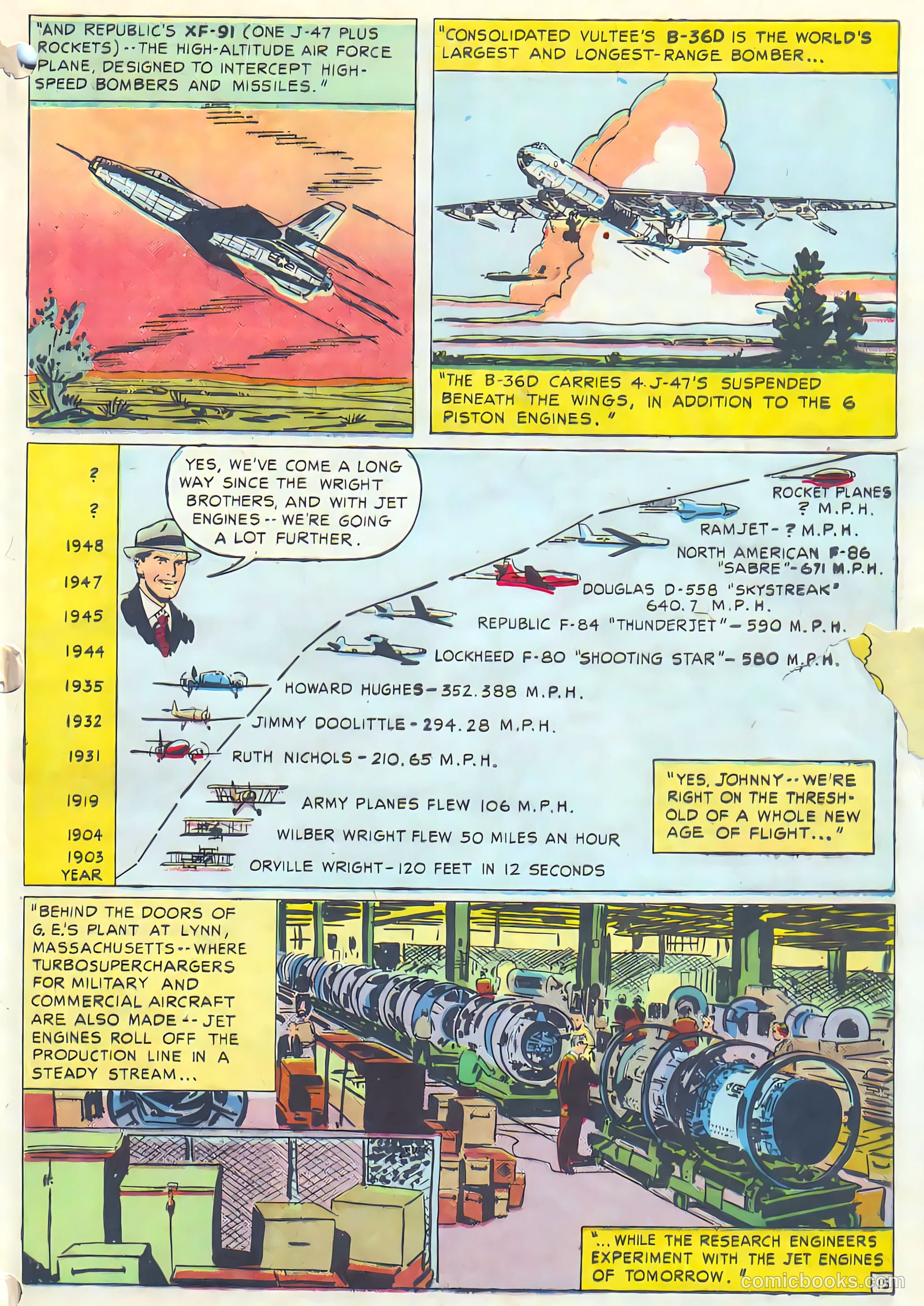 Adventures in Jet Power APG-17-2-F #1 (1950) — page 15 of 16