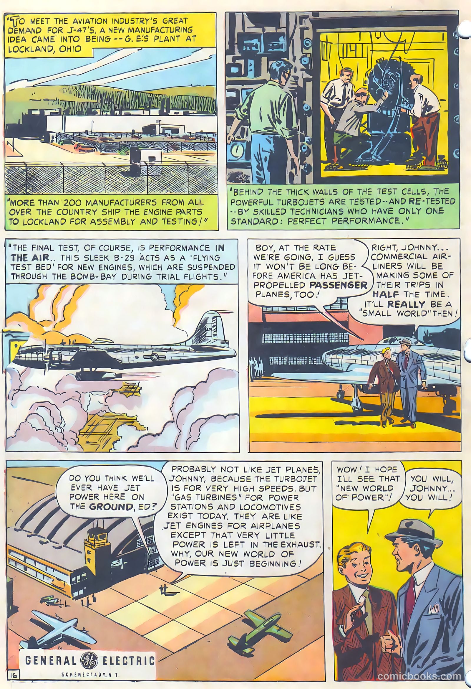 Adventures in Jet Power APG-17-2-F #1 (1950) — page 16 of 16