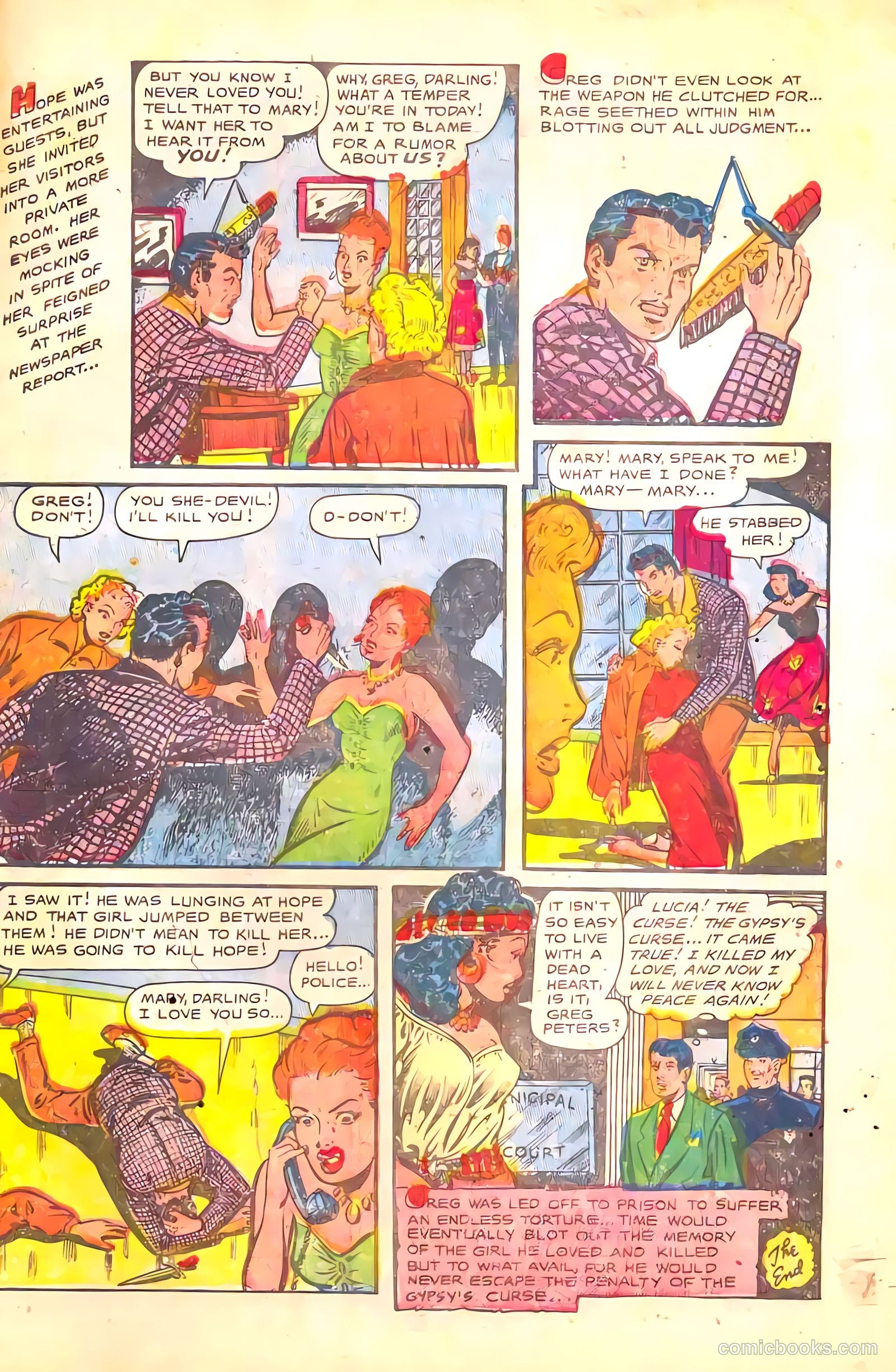 Mysteries Weird and Strange #11 (1955) — page 33 of 36