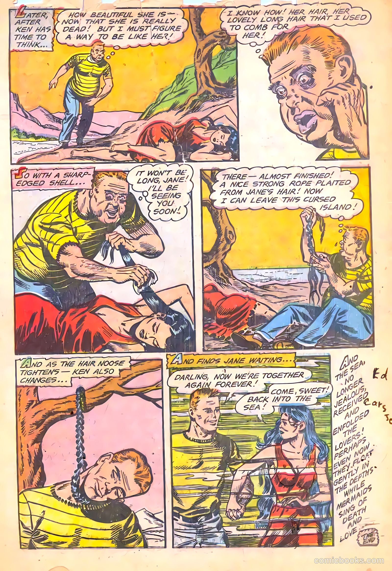 Mysteries Weird and Strange #1 (1953) — page 17 of 36