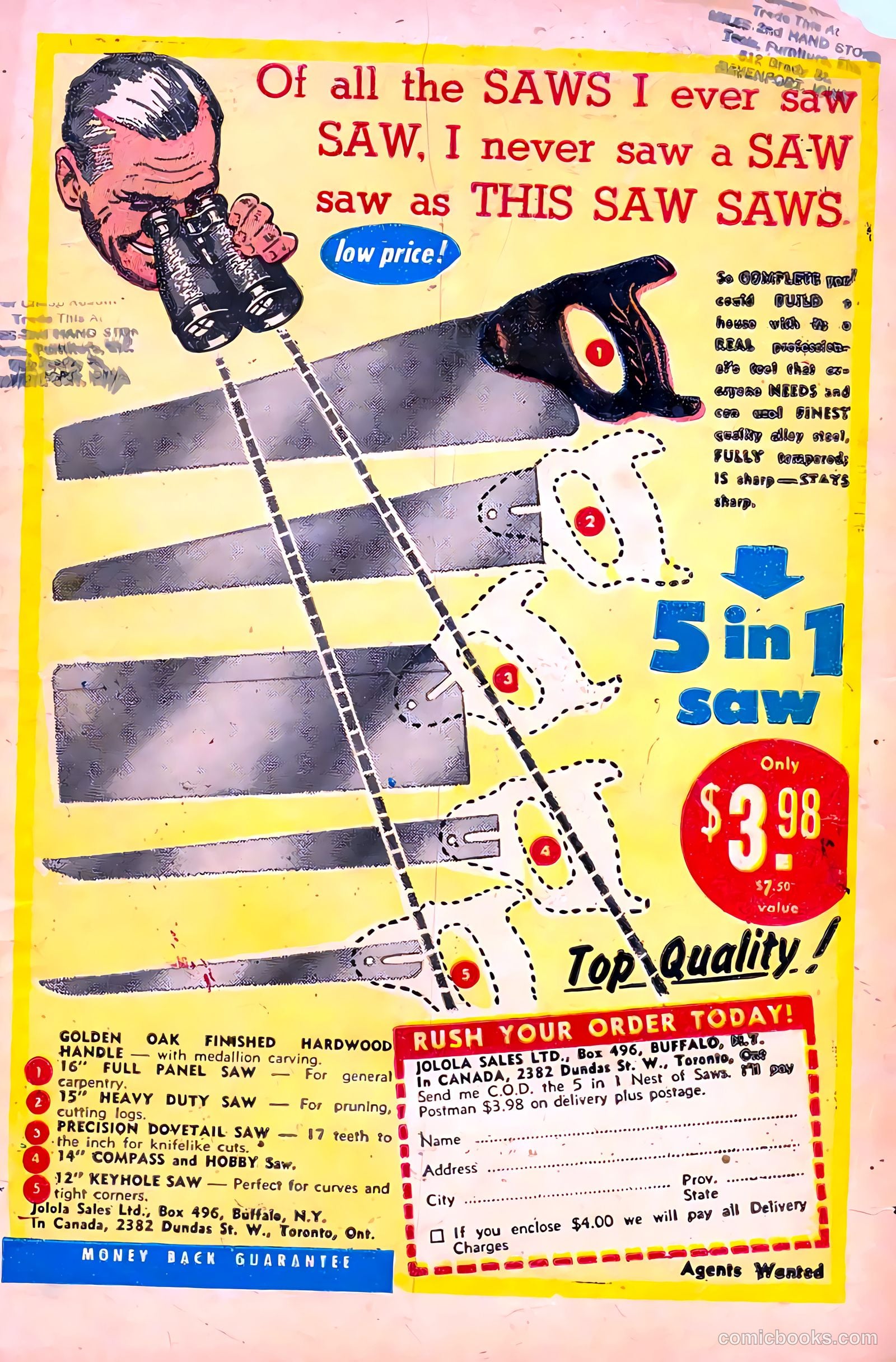 Mysteries Weird and Strange #1 (1953) — page 36 of 36