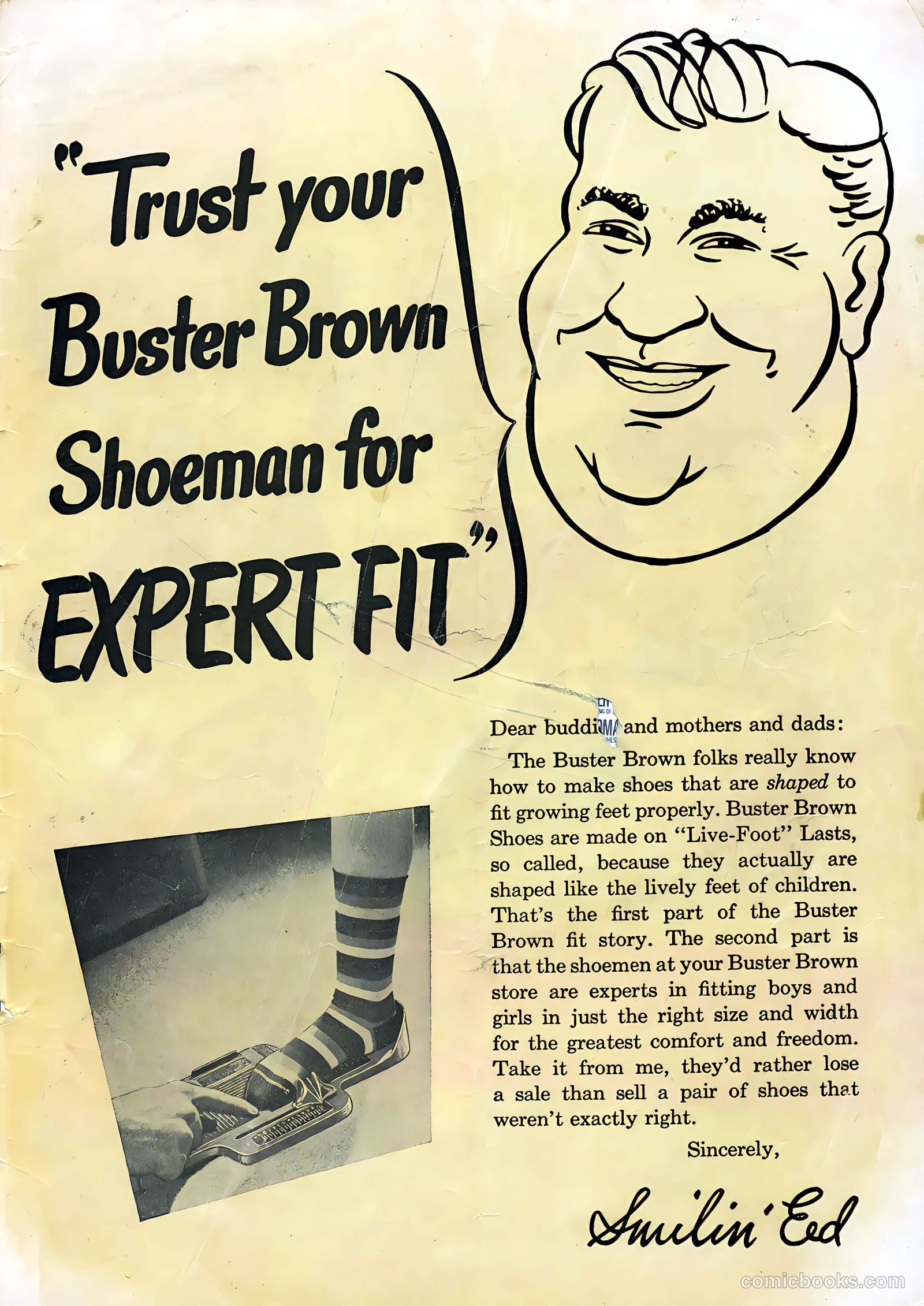 Buster Brown Comic Book #29 (1954) — page 35 of 36