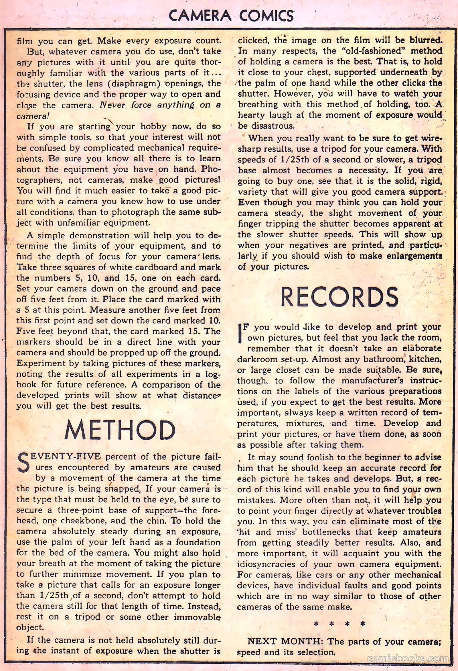 Camera Comics #1 (1944) — page 32 of 52