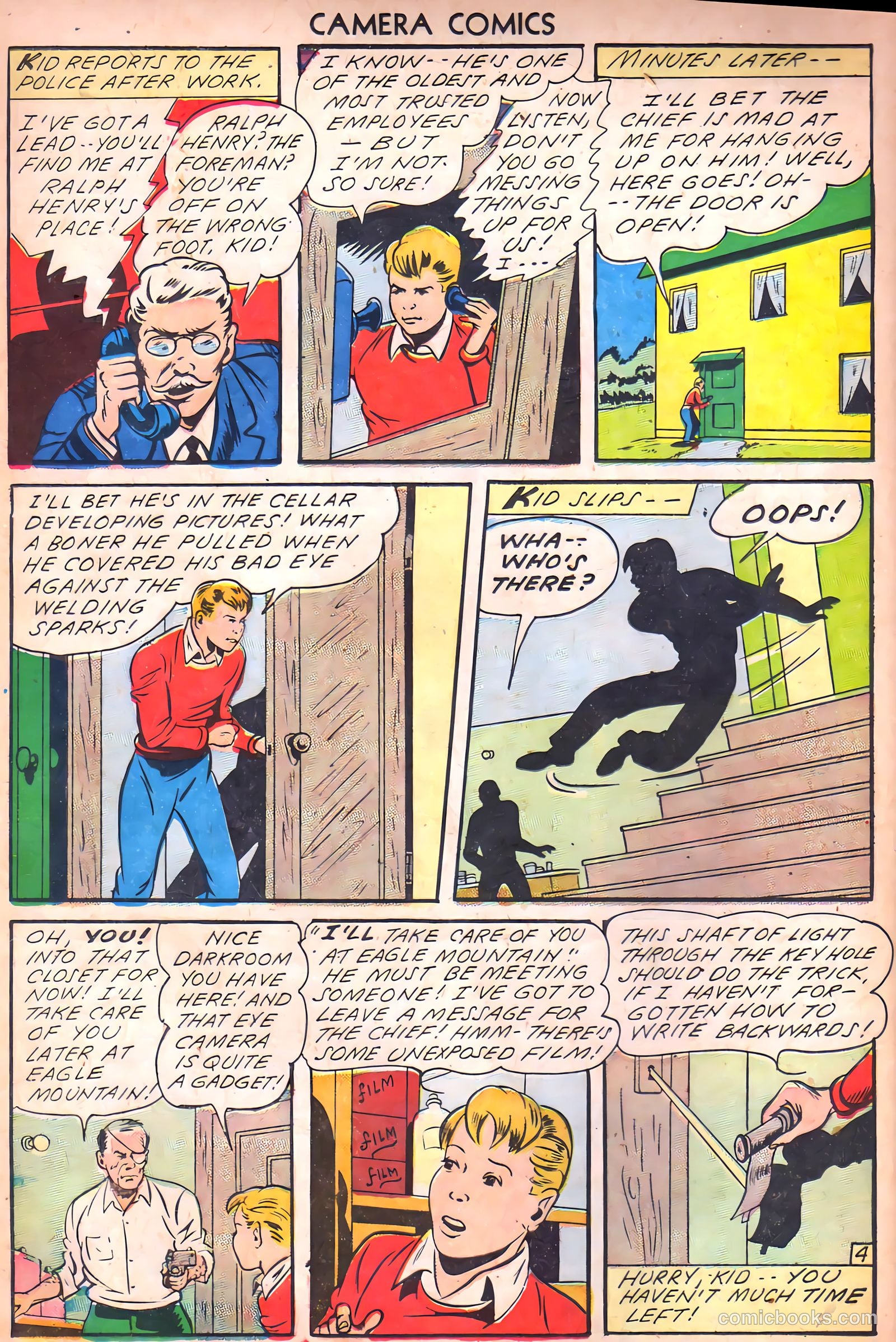 Camera Comics #1 (1944) — page 36 of 52