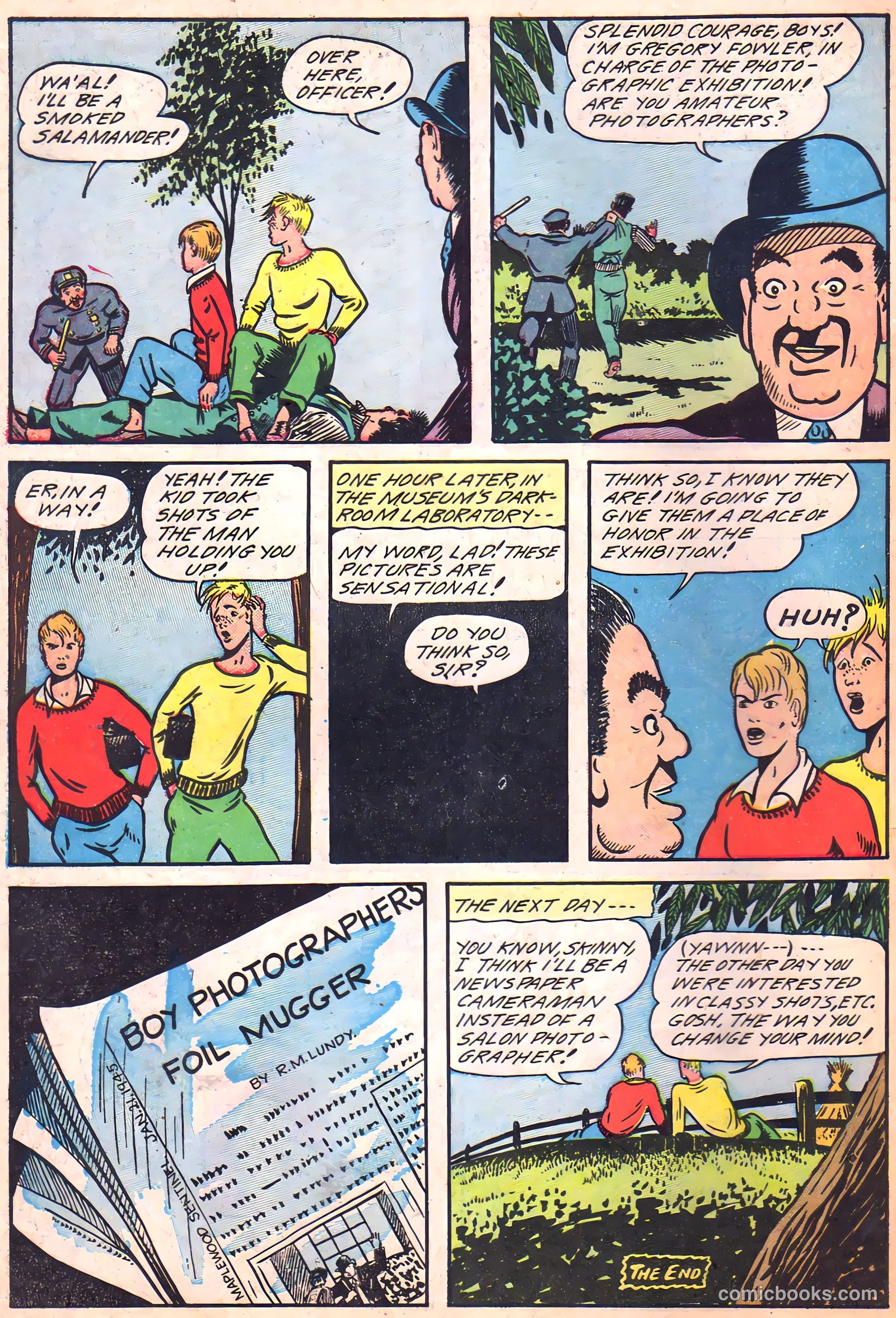 Camera Comics #4 (1945) — page 50 of 52