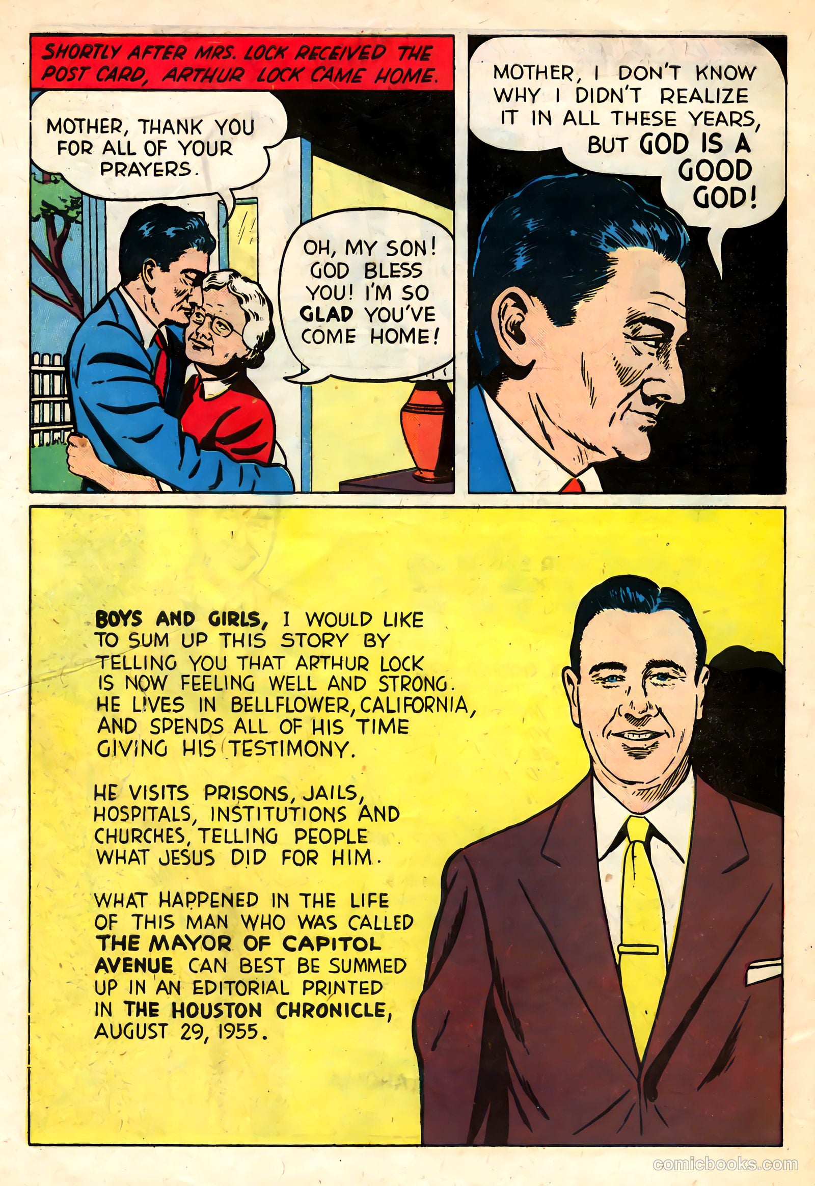 Oral Roberts' True Stories 106 - The Mayor of Capitol Avenue #1 (1957) — page 32 of 36