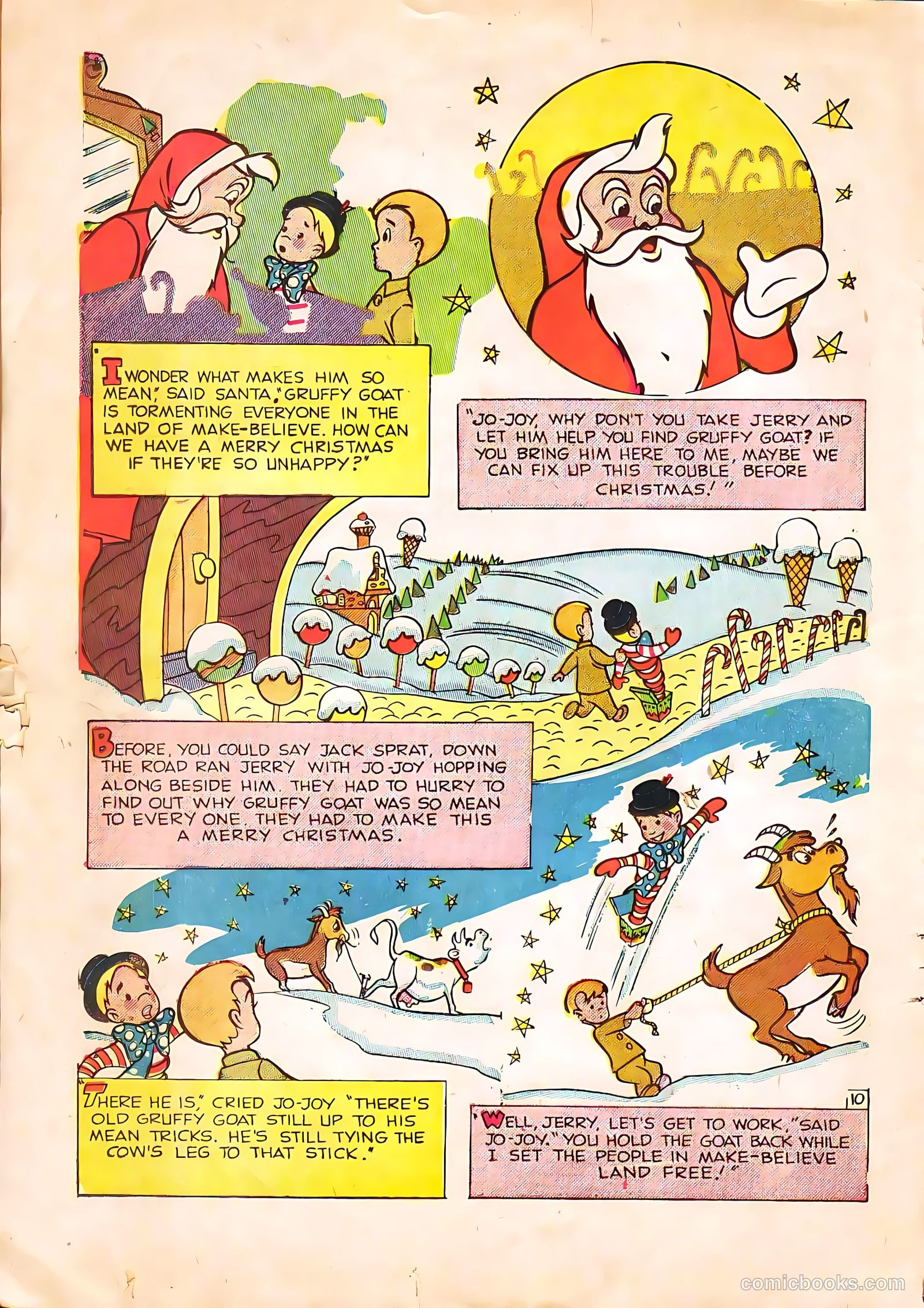 The Adventures of Jo-Joy and the Gruffy Goat #1 (1951) — page 12 of 20
