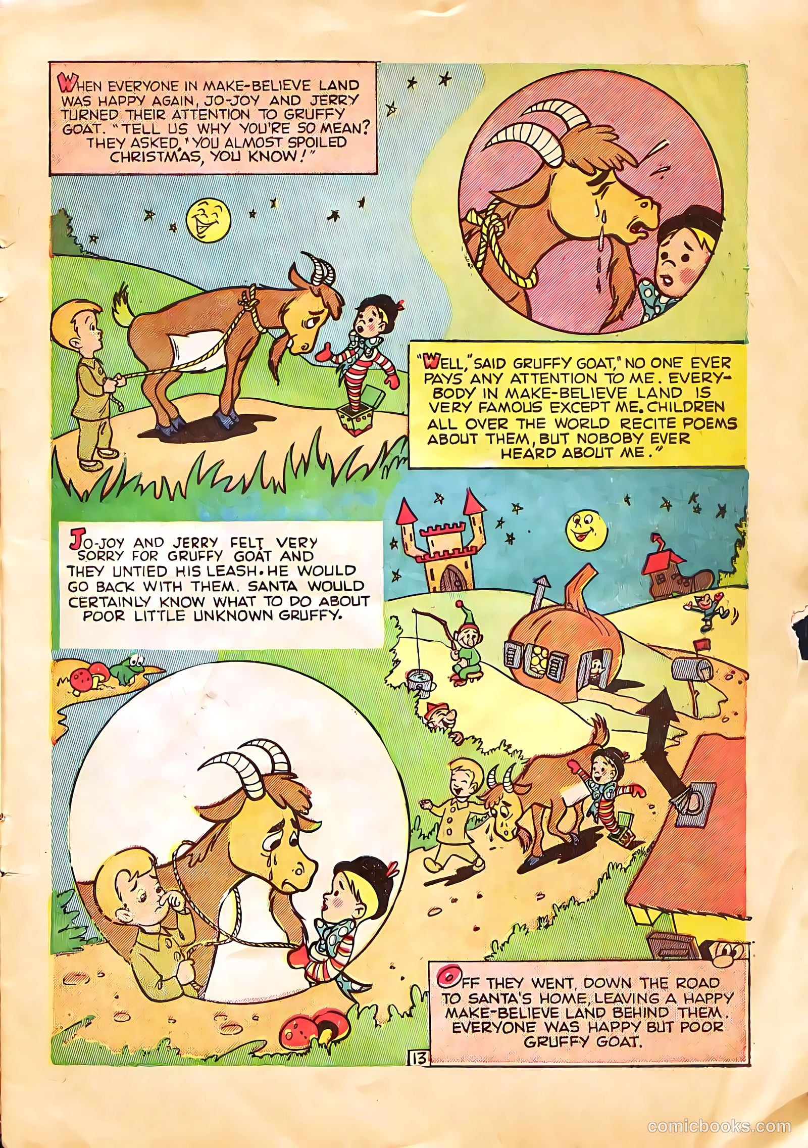 The Adventures of Jo-Joy and the Gruffy Goat #1 (1951) — page 15 of 20