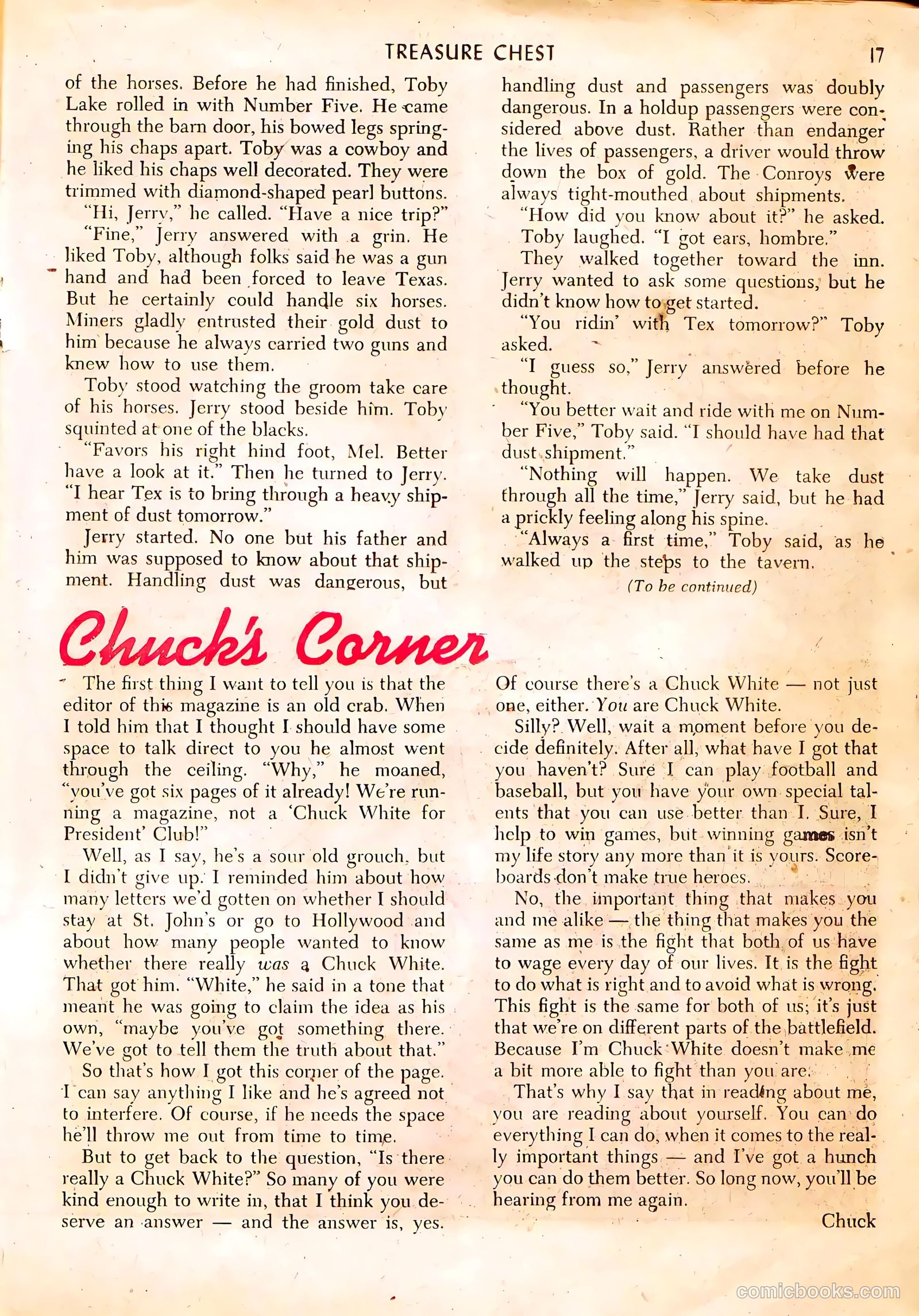 Treasure Chest of Fun and Fact #3 (1948) — page 17 of 37
