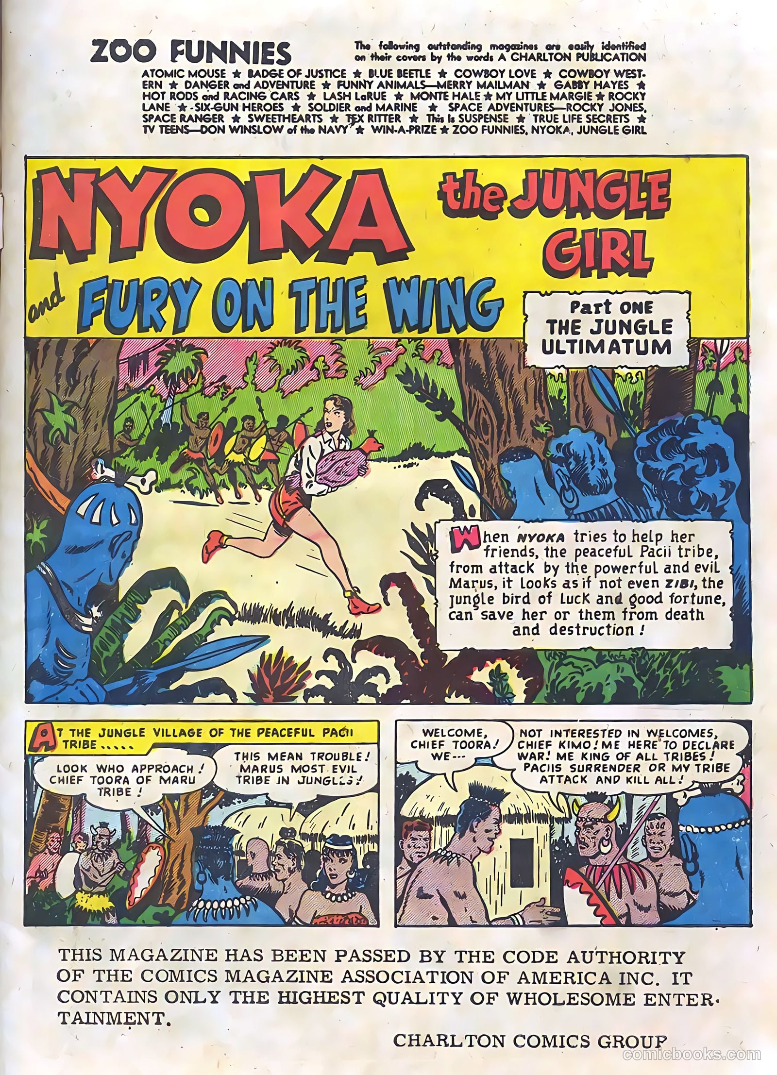 Zoo Funnies v2 #12 (1956) — page 3 of 36