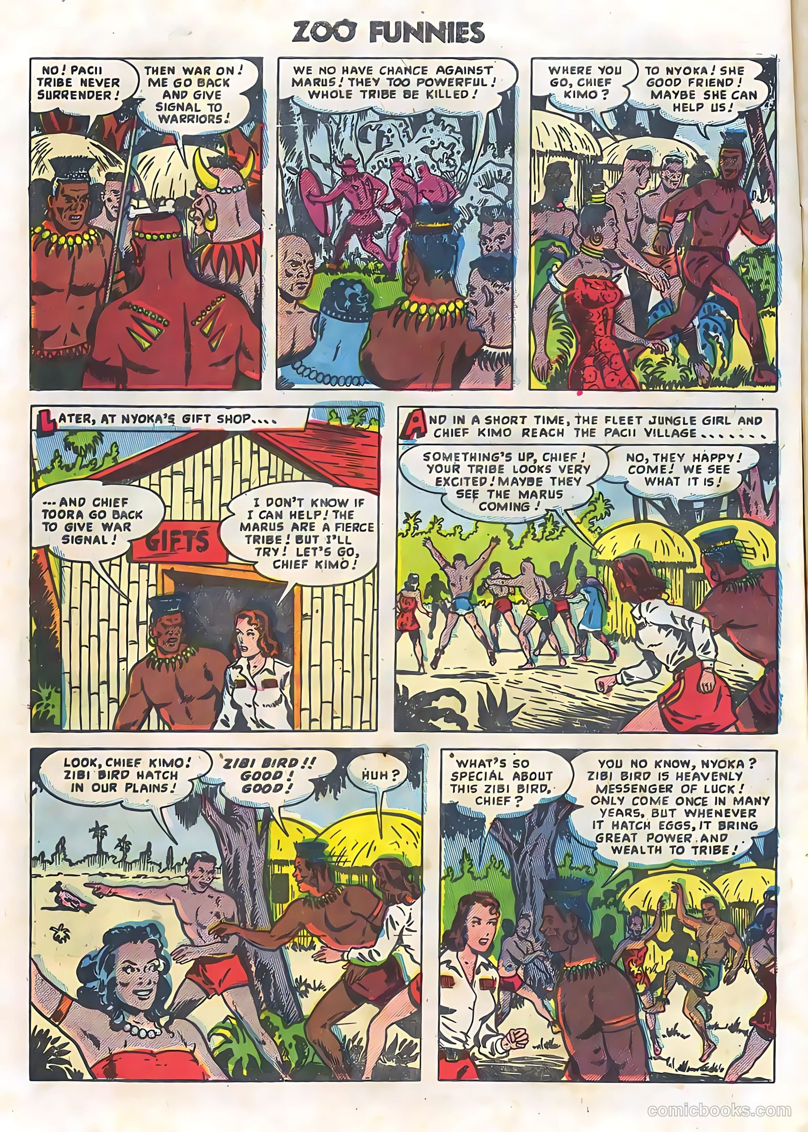 Zoo Funnies v2 #12 (1956) — page 4 of 36