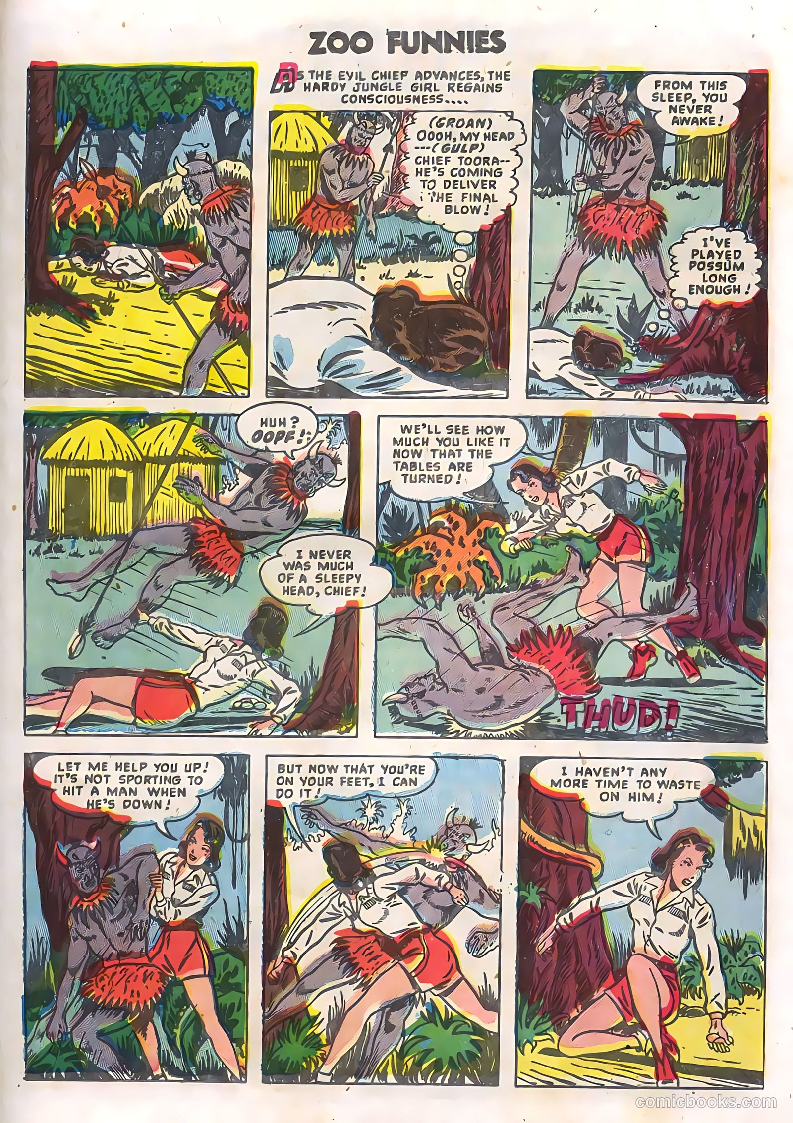 Zoo Funnies v2 #12 (1956) — page 21 of 36