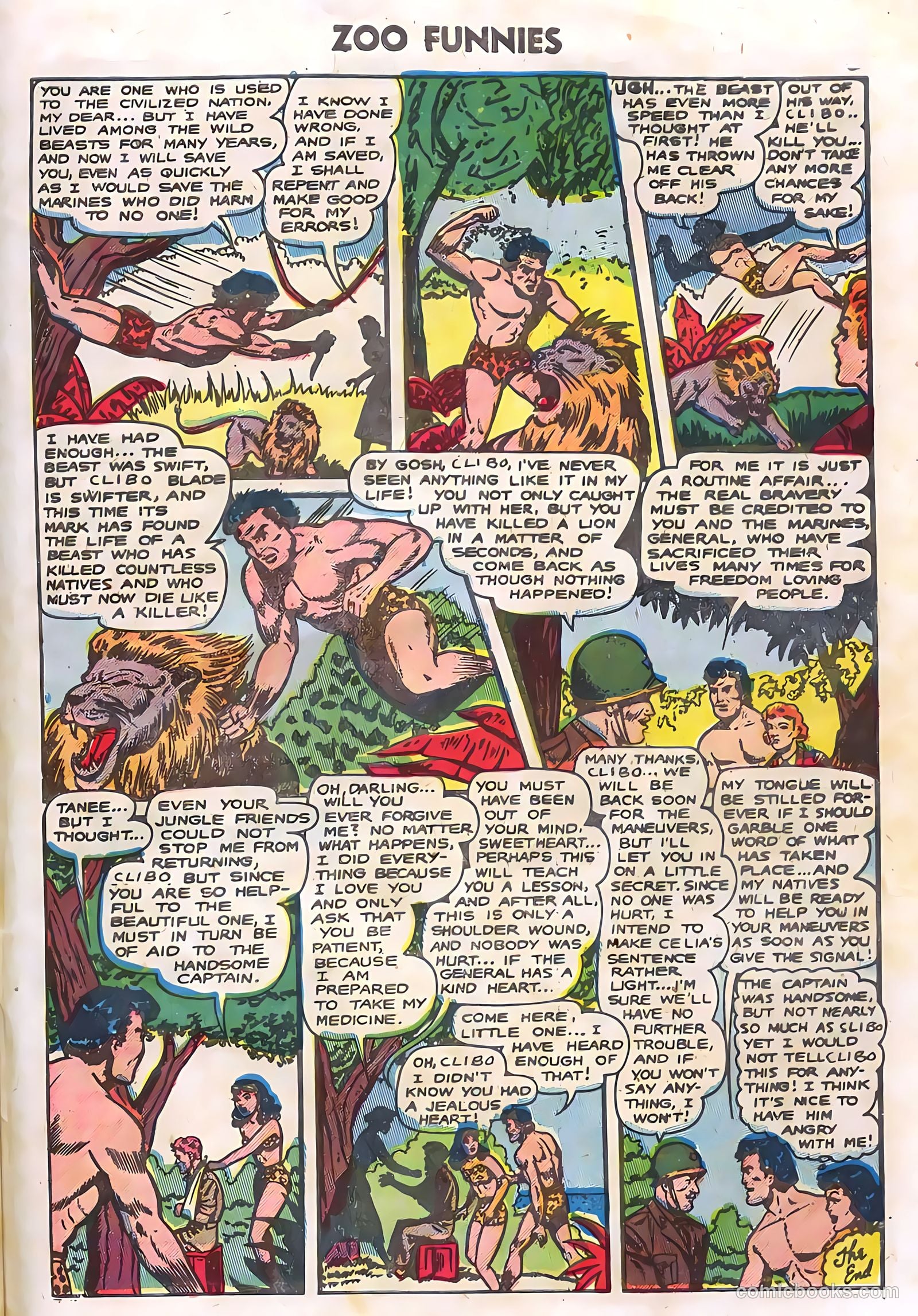 Zoo Funnies v2 #12 (1956) — page 33 of 36