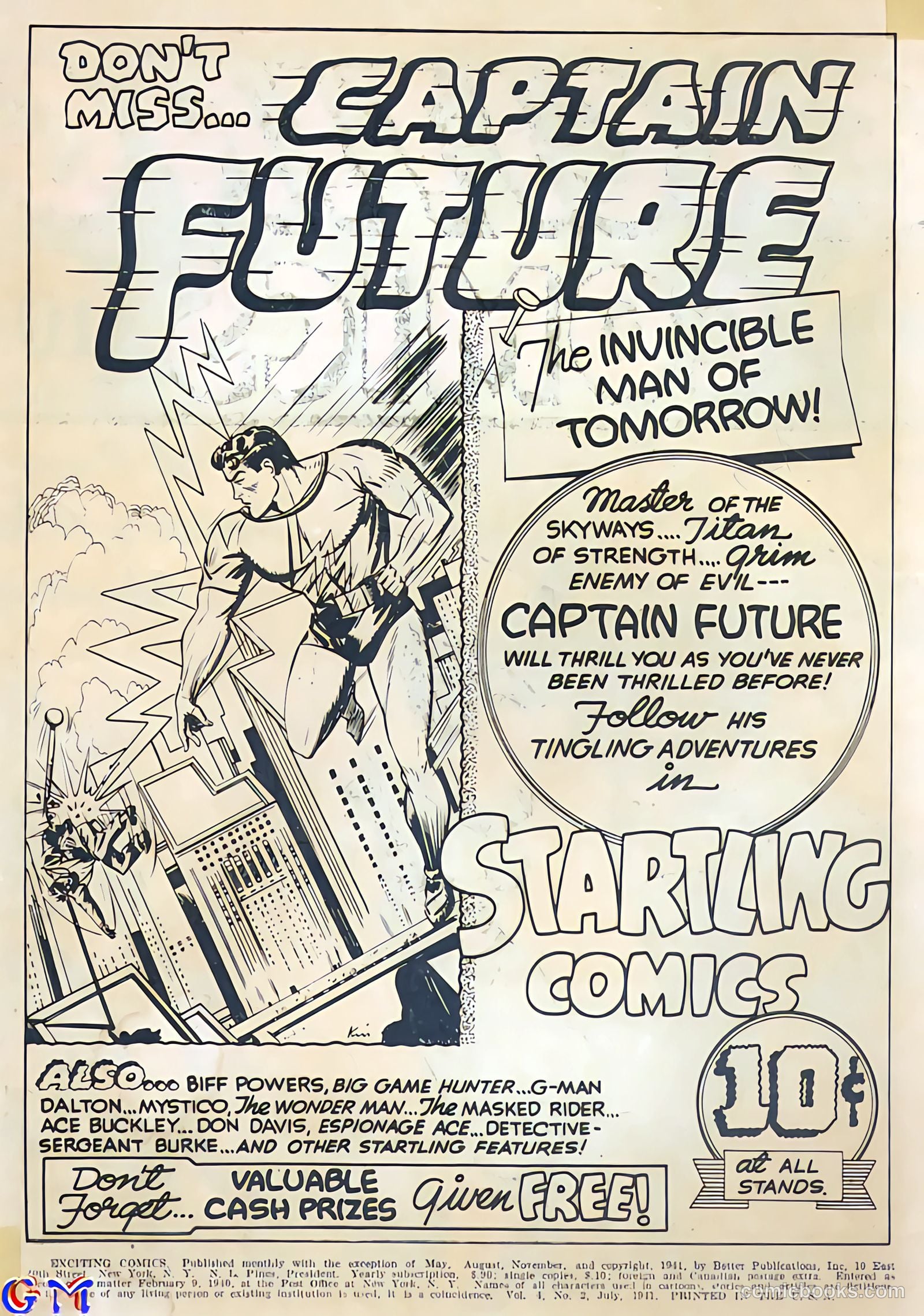 Exciting Comics #11 (1941) — page 2 of 68