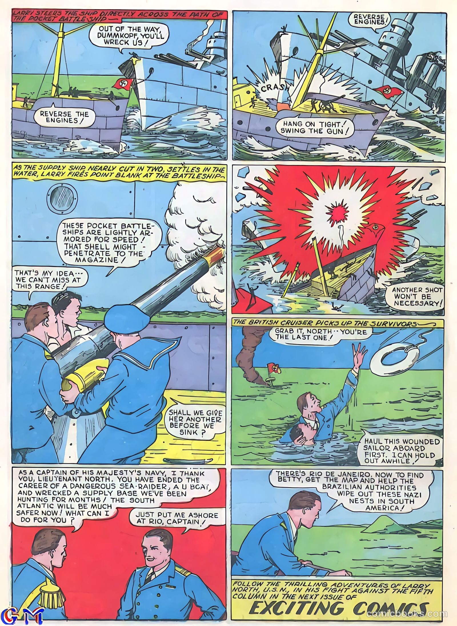Exciting Comics #11 (1941) — page 22 of 68