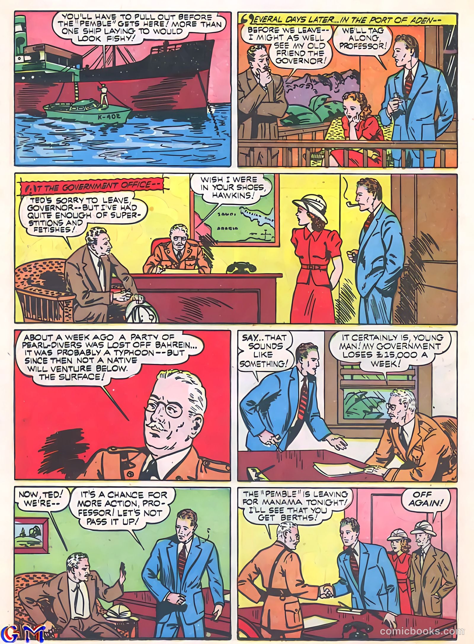 Exciting Comics #11 (1941) — page 24 of 68