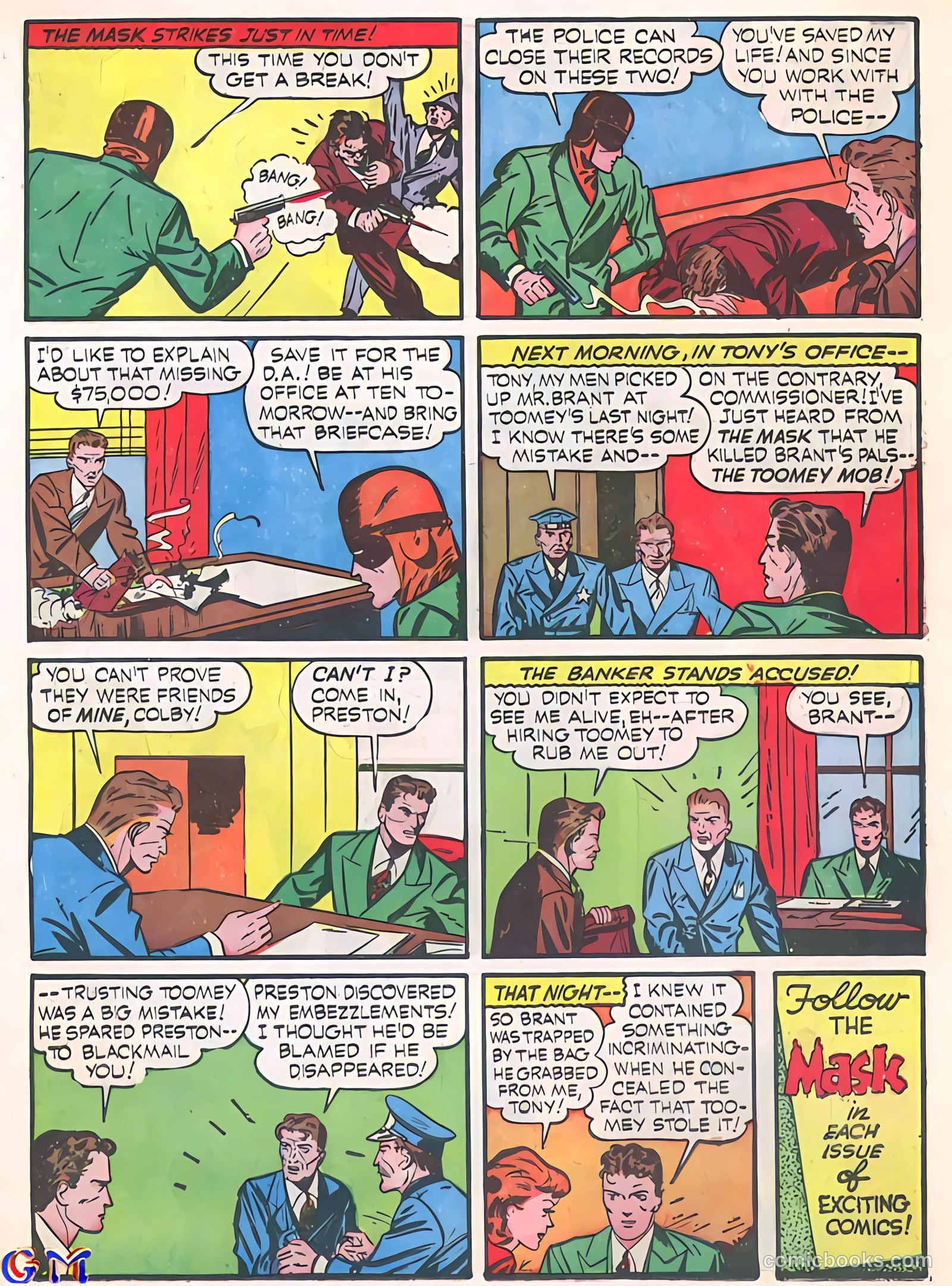 Exciting Comics #11 (1941) — page 37 of 68